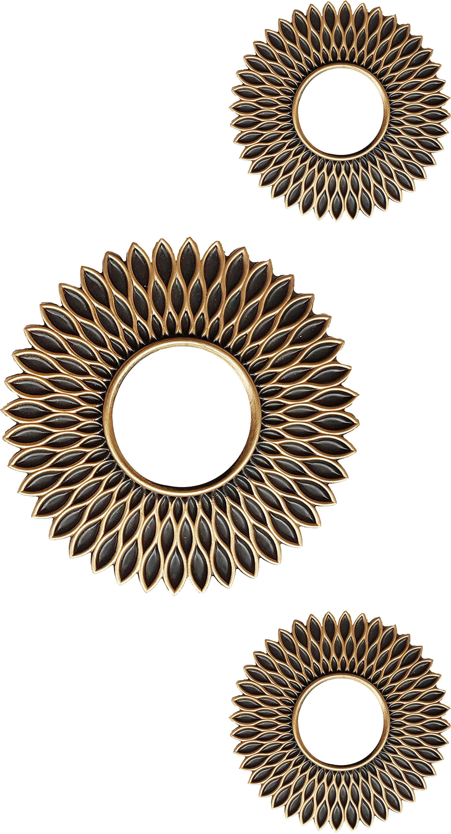 Spiegelprofi GmbH Dekospiegel »Michelle«, (Set, 3 St.), 3-teiliges Set (1x Ø 30 cm, 2x... kaufen