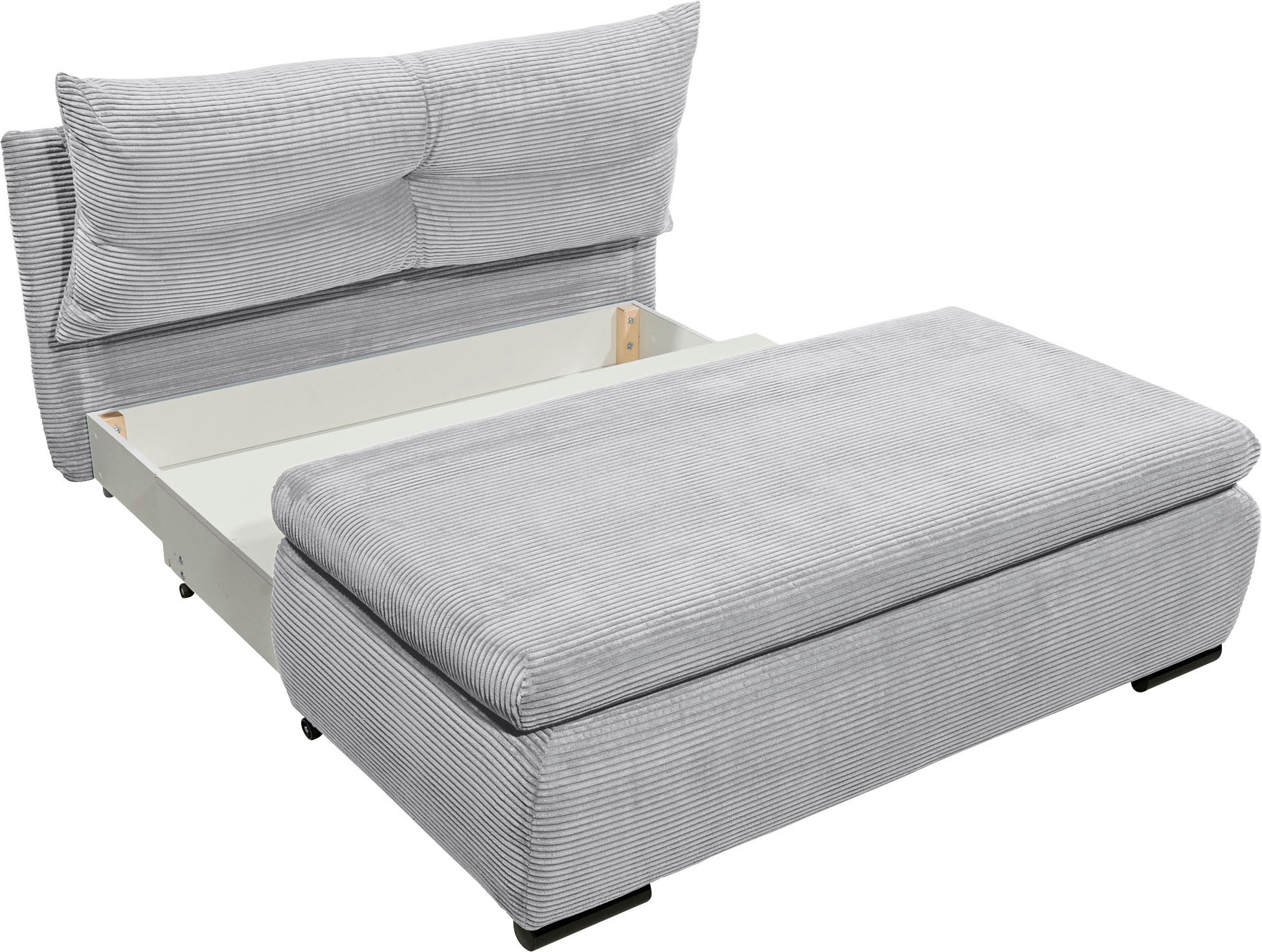 ED EXCITING DESIGN Schlafsofa »Charlie«, Schlafsessel mit Bettkasten & 1 Rückenkissen