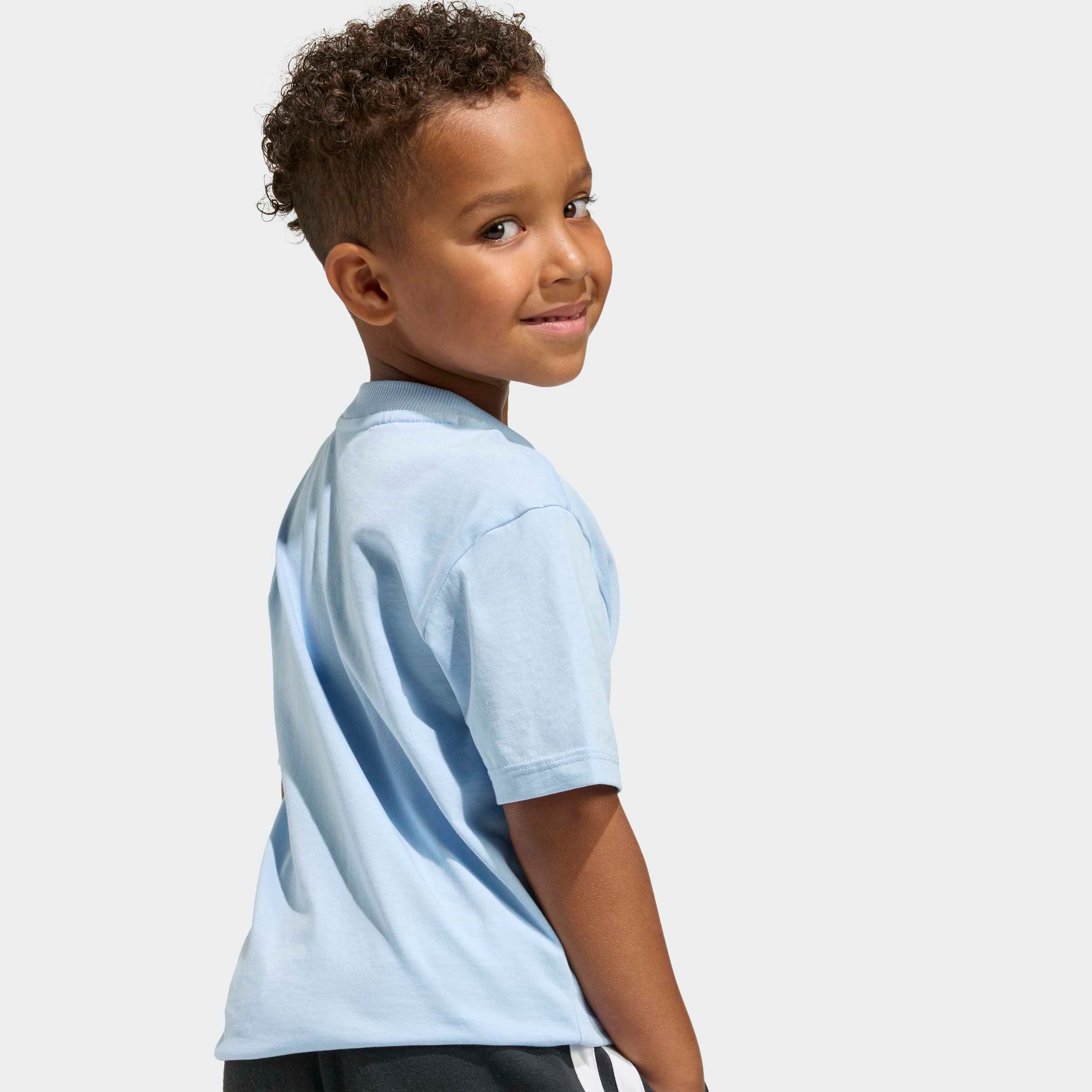 adidas Sportswear T-Shirt »ESSENTIALS KIDS« sportlicher Stil, Kurzarm, aus Baumwolle