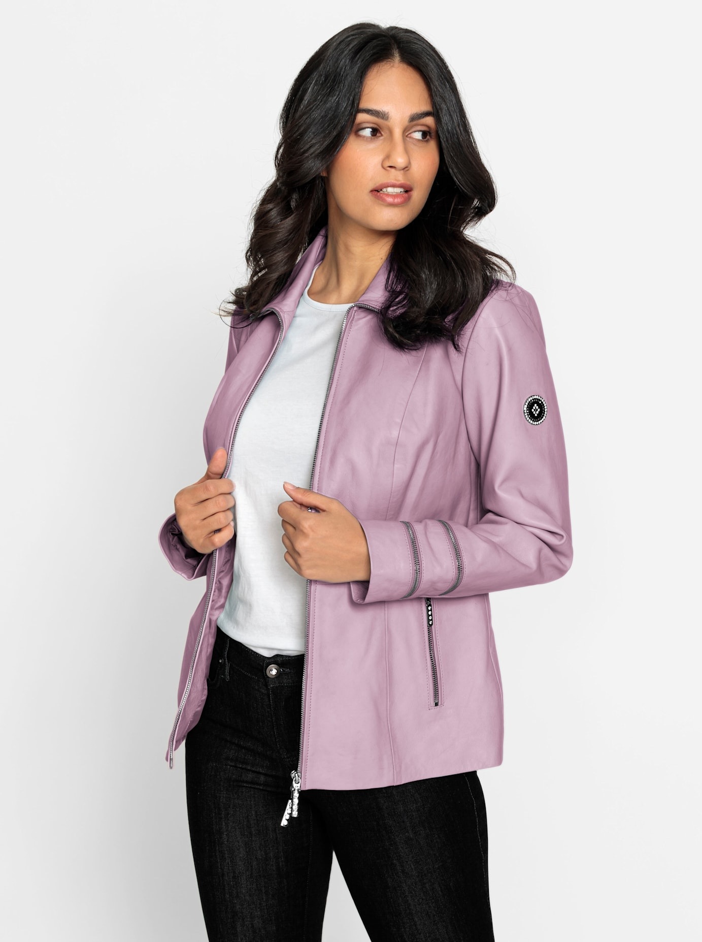 Inspirationen Lederjacke, ohne Kapuze