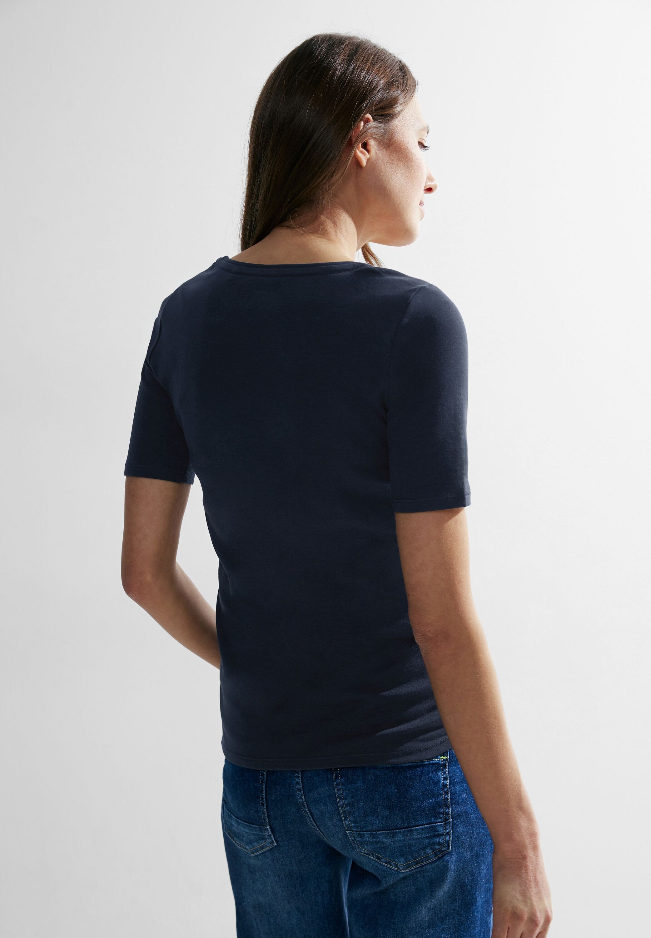 Cecil T-Shirt »Style Lena«, mit klassischem Rundhalsausschnitt