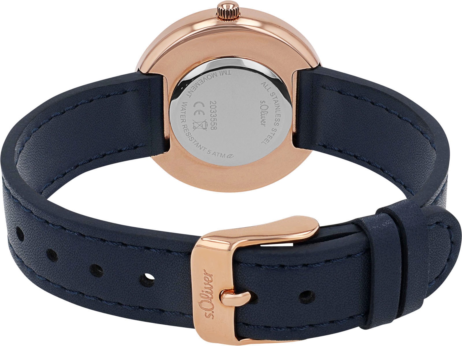 s.Oliver Quarzuhr, Armbanduhr, Damenuhr, analog