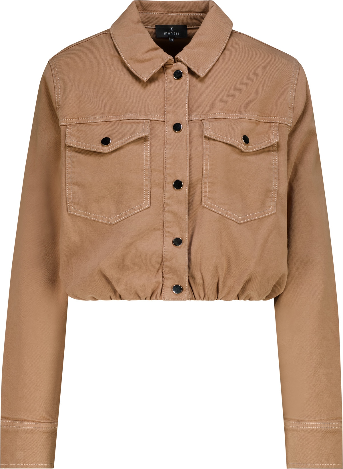 Monari Kurzjacke »Jacke Lyocellmix« ohne Kapuze Regular fit mit Knopfleiste