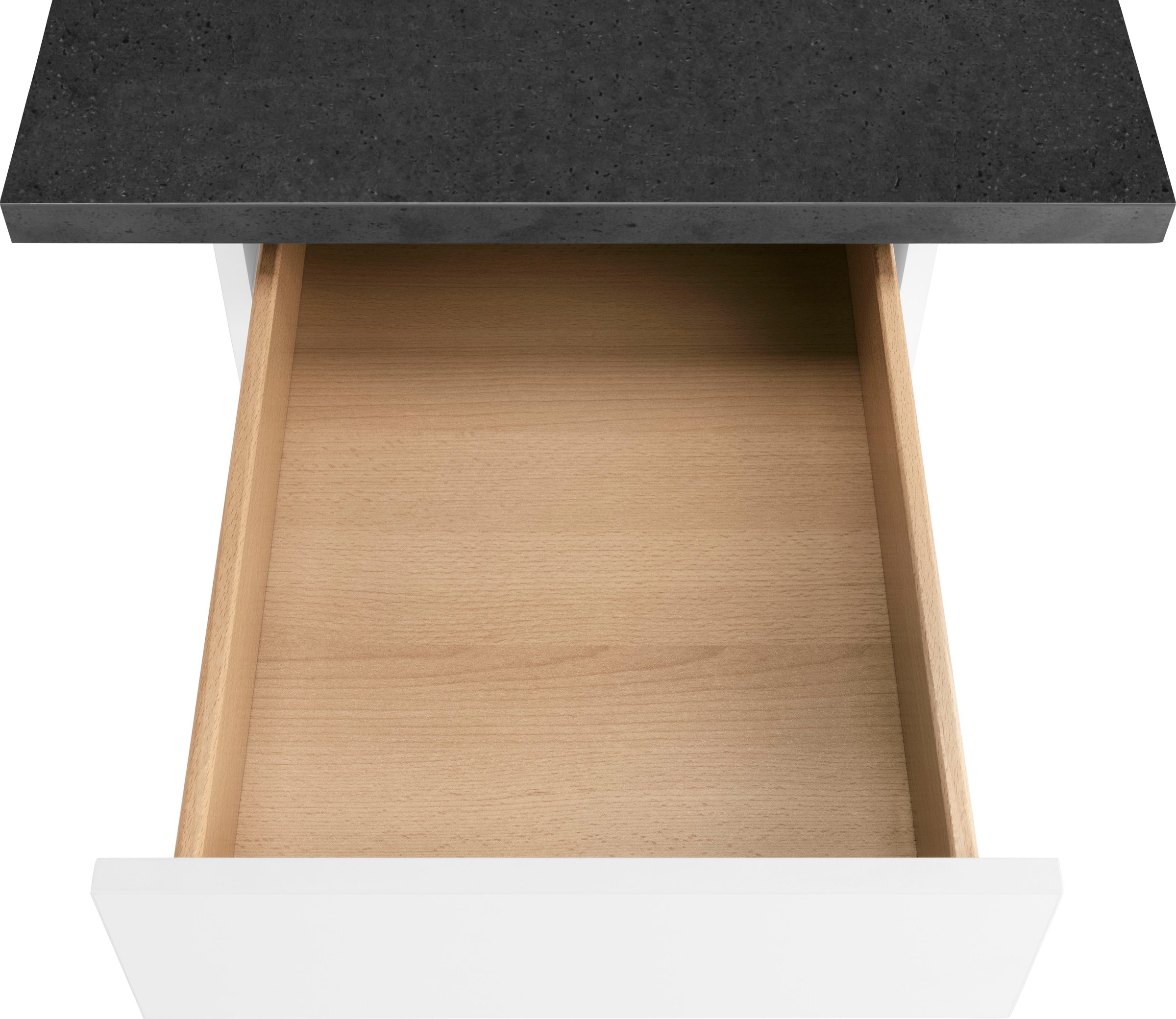 OPTIFIT Winkelküche »Roth« Stellmaße 300x175 cm, wahlweise mit E-Geräten, mit Apothekerschrank