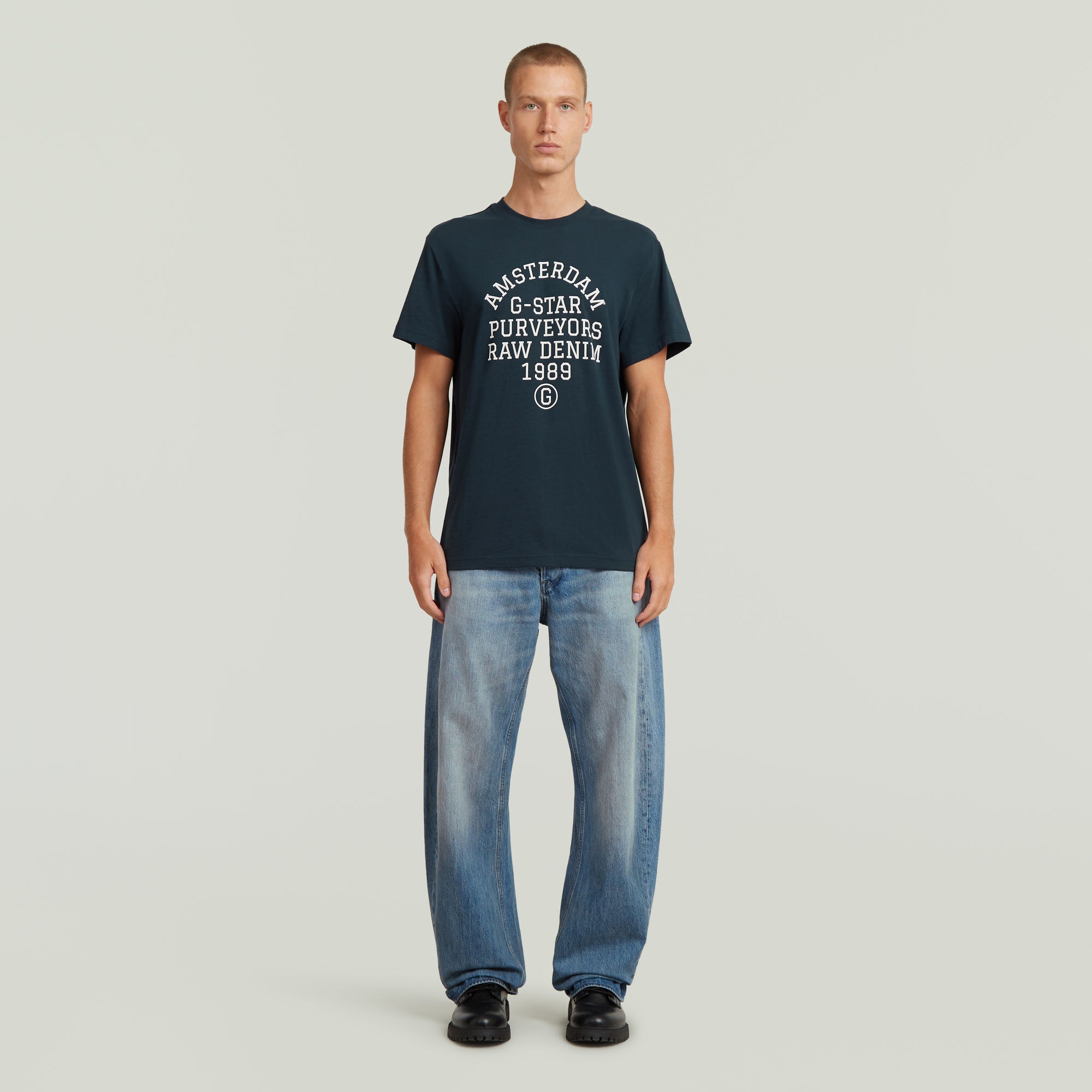 G-STAR T-Shirt »Purveyors« mit Rundhals, Frontprint