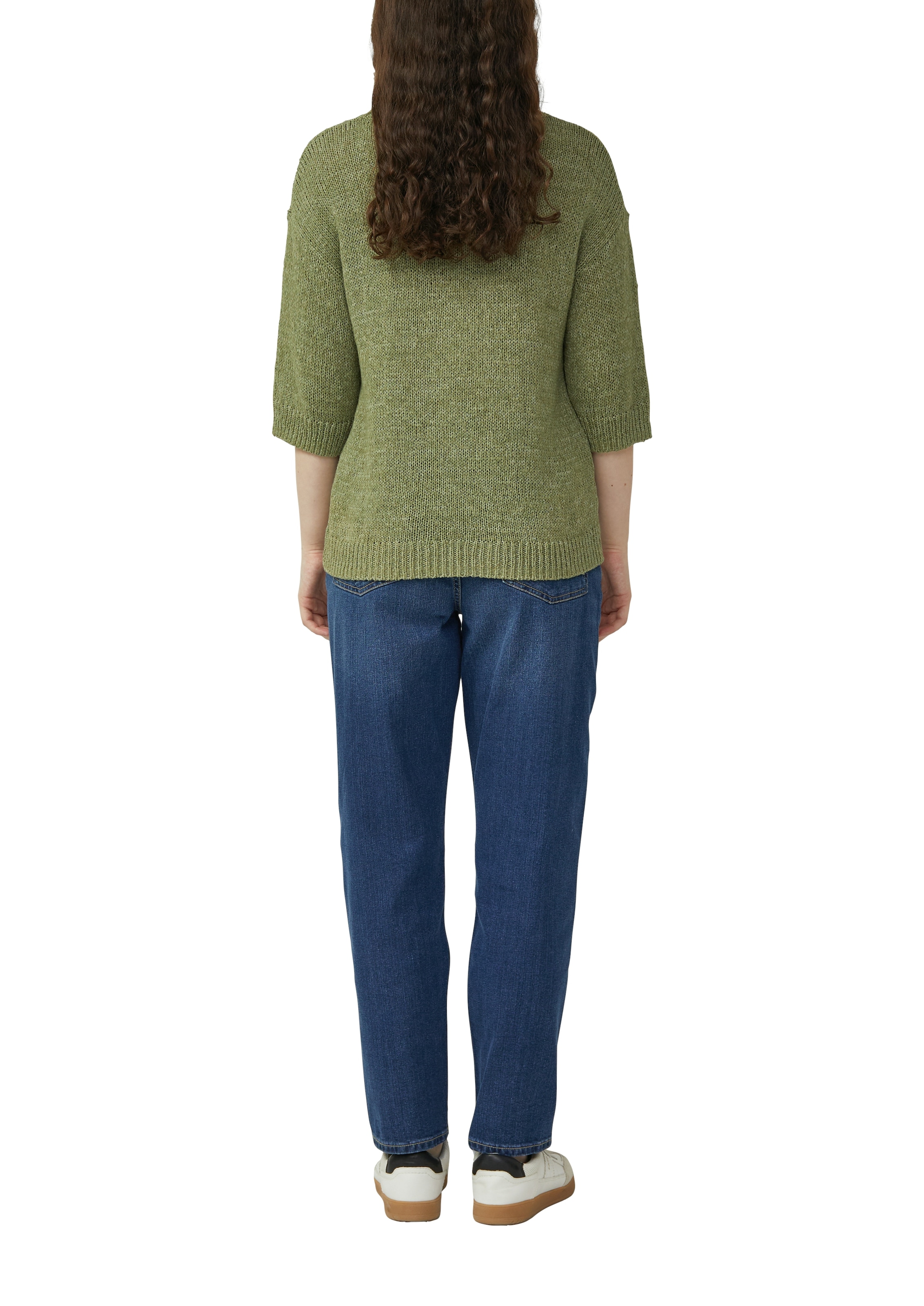 s.Oliver 3/4 Arm-Pullover Strickpullover mit Rundhals