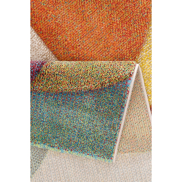 my home Teppich »Liva«, rechteckig, Hoch-Tief-Effekt, bunt bei OTTO