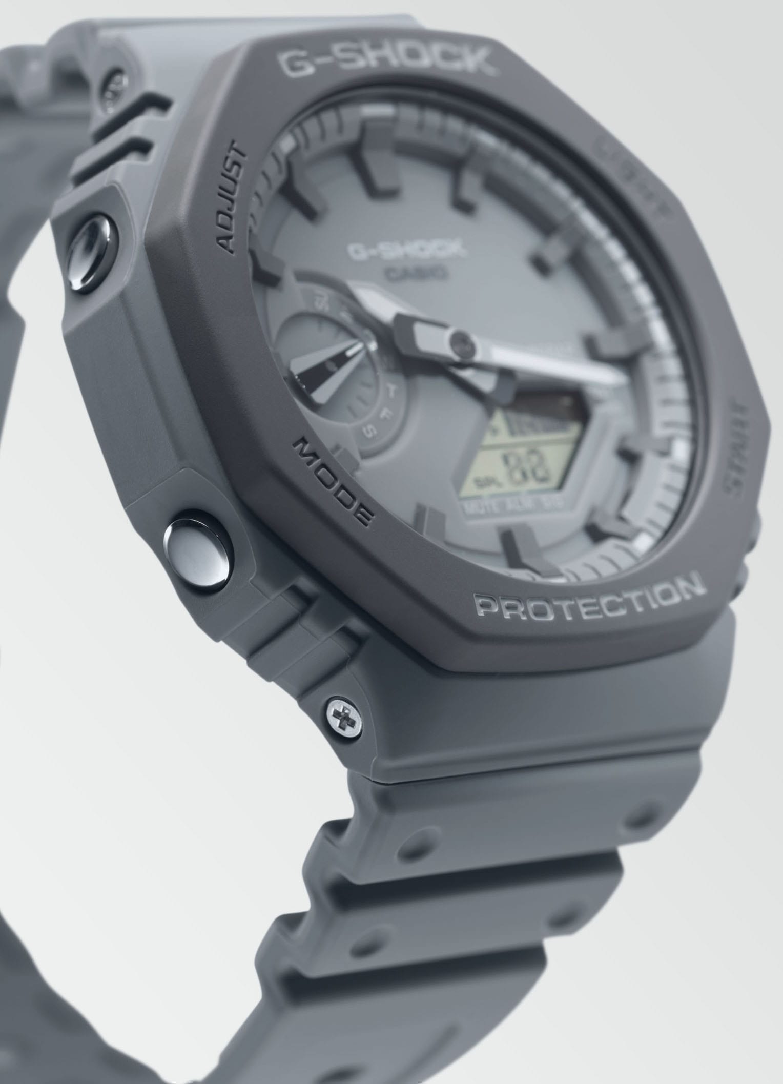 CASIO G-SHOCK Chronograph, Quarzuhr, Armbanduhr,Herrenuhr,digital, bis 20bar wasserd.Resinarmband