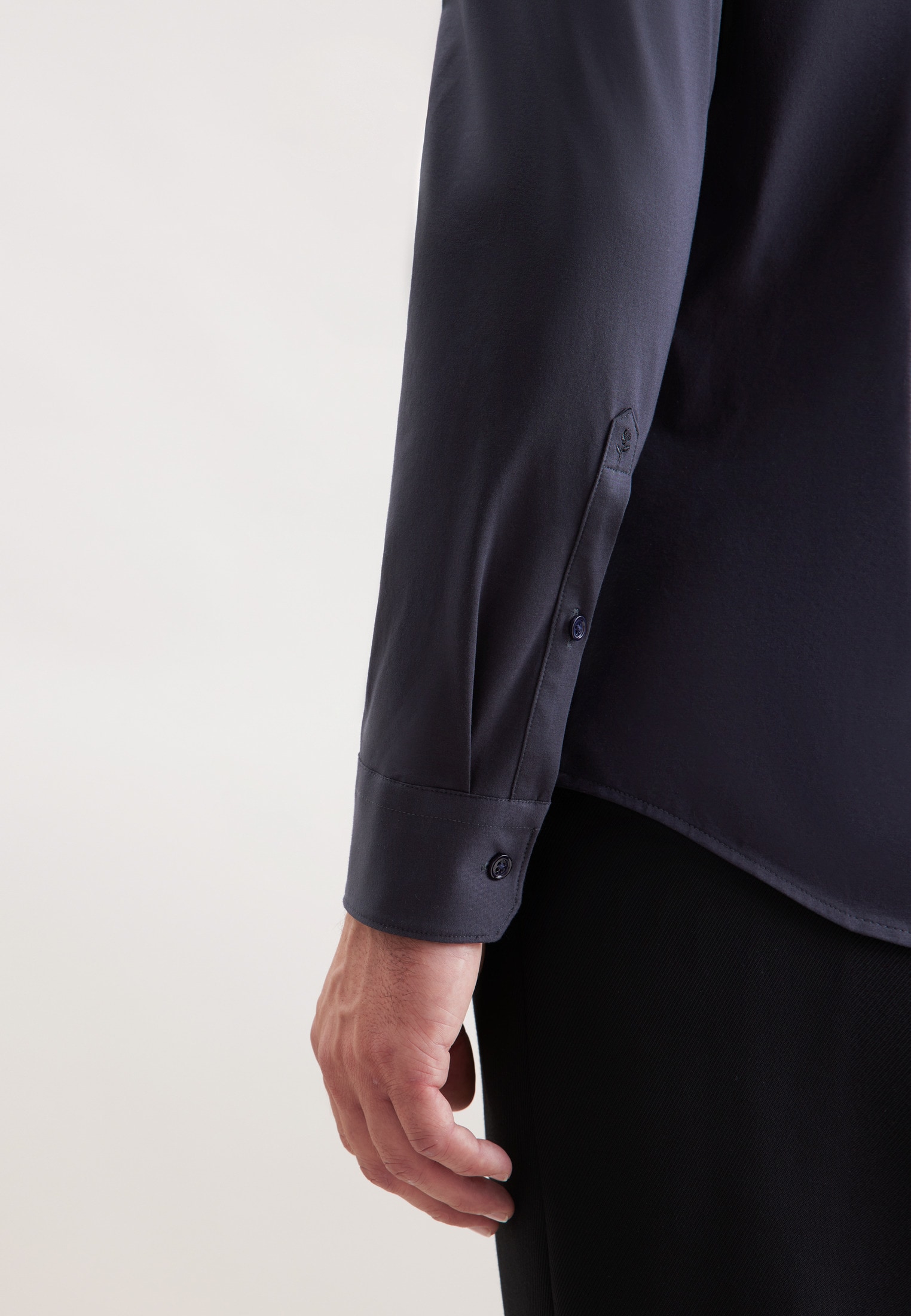 seidensticker Businesshemd »Schwarze Rose« Slim 1/1 Kentkragen Uni