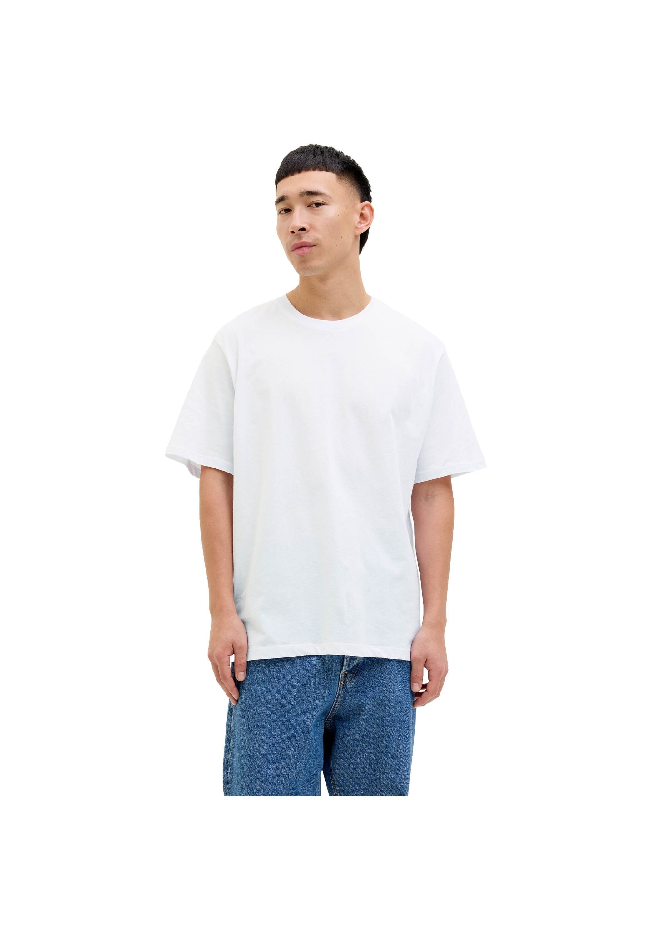 Jack & Jones T-Shirt »T-Shirt JJHUGO LOOSE TEE SS CREW NECK 5er Pack« 5 tlg.