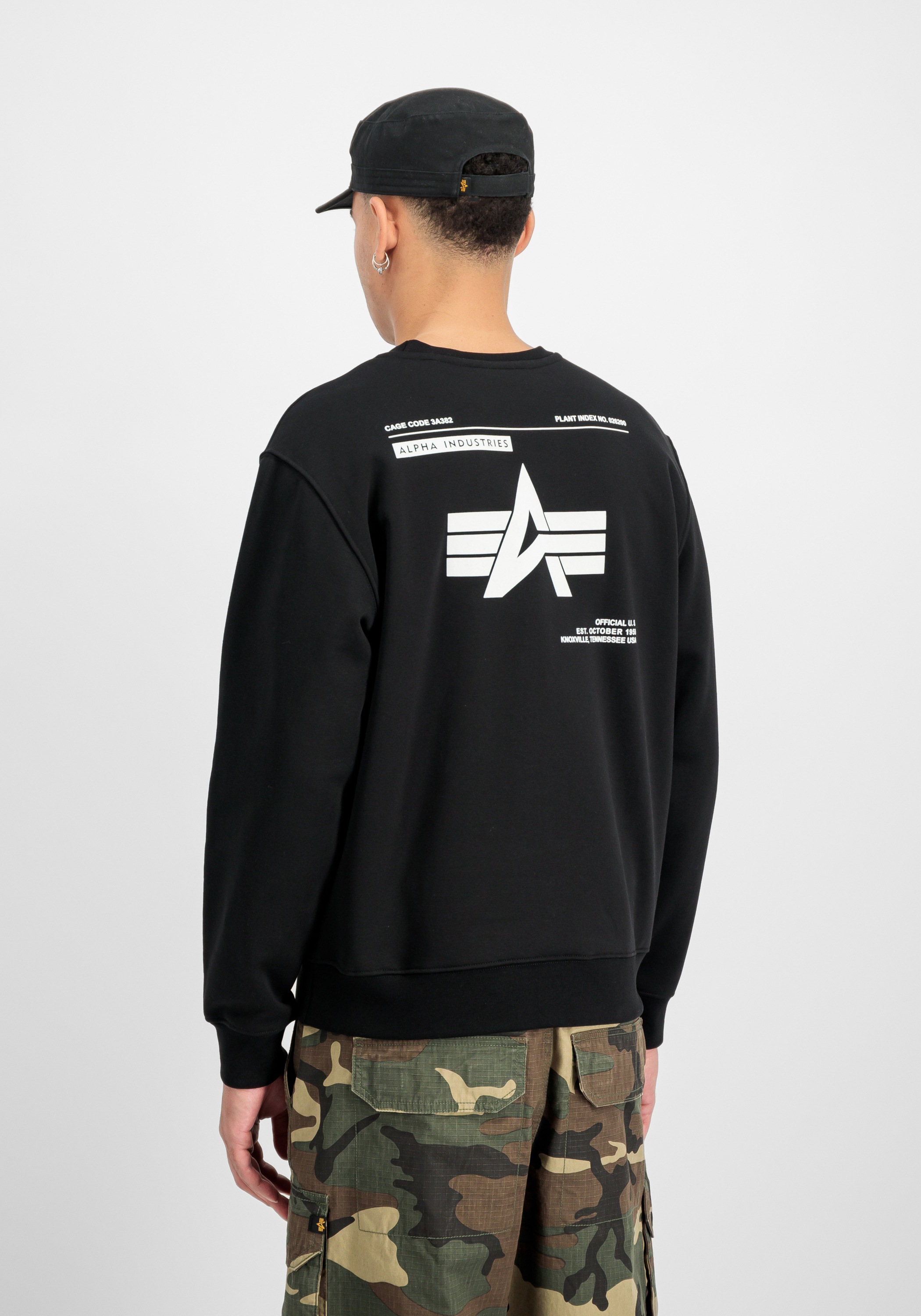 Alpha Industries Sweater »Label Sweatshirt Backprint«
