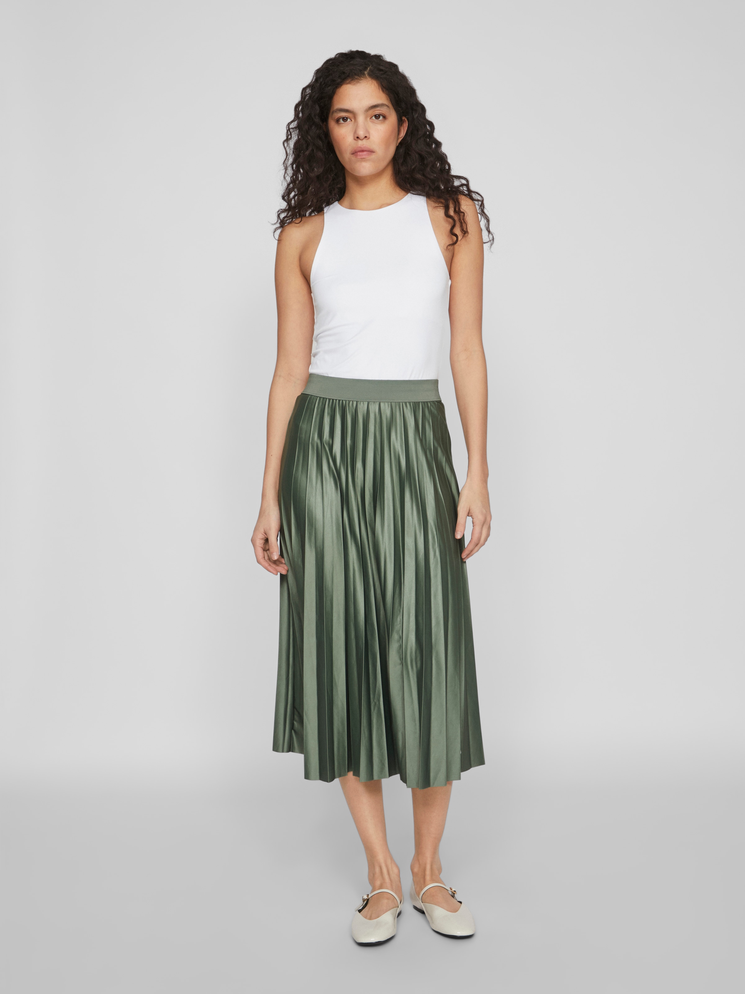 Vila Plisseerock »VINITBAN SKIRT - NOOS« Materialmix