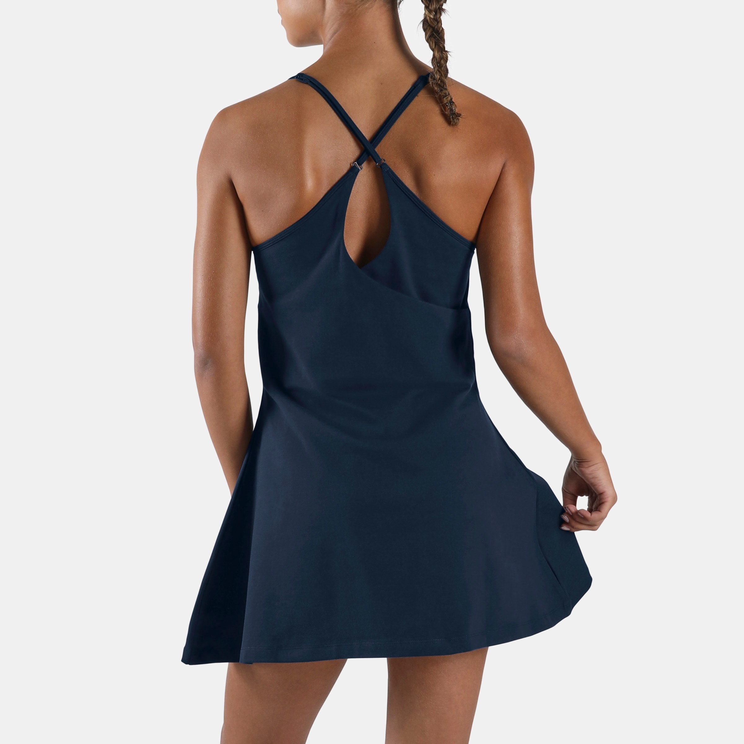 Reebok Sommerkleid »ID STRAPPY DRESS« für Sommermode, Sportmode und Streetware, aus Baumwolle und Elasthan