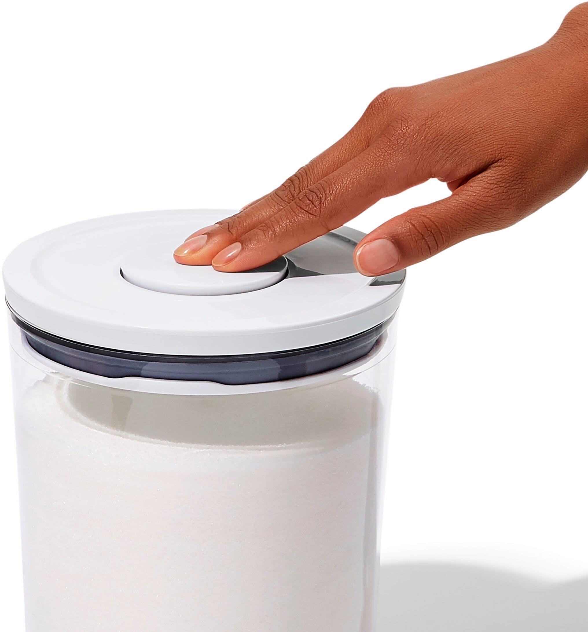 OXO Good Grips Vorratsdose »RUNDER MINI-POP-BEHÄLTER«, (Set, 3 tlg.), 0,6 L