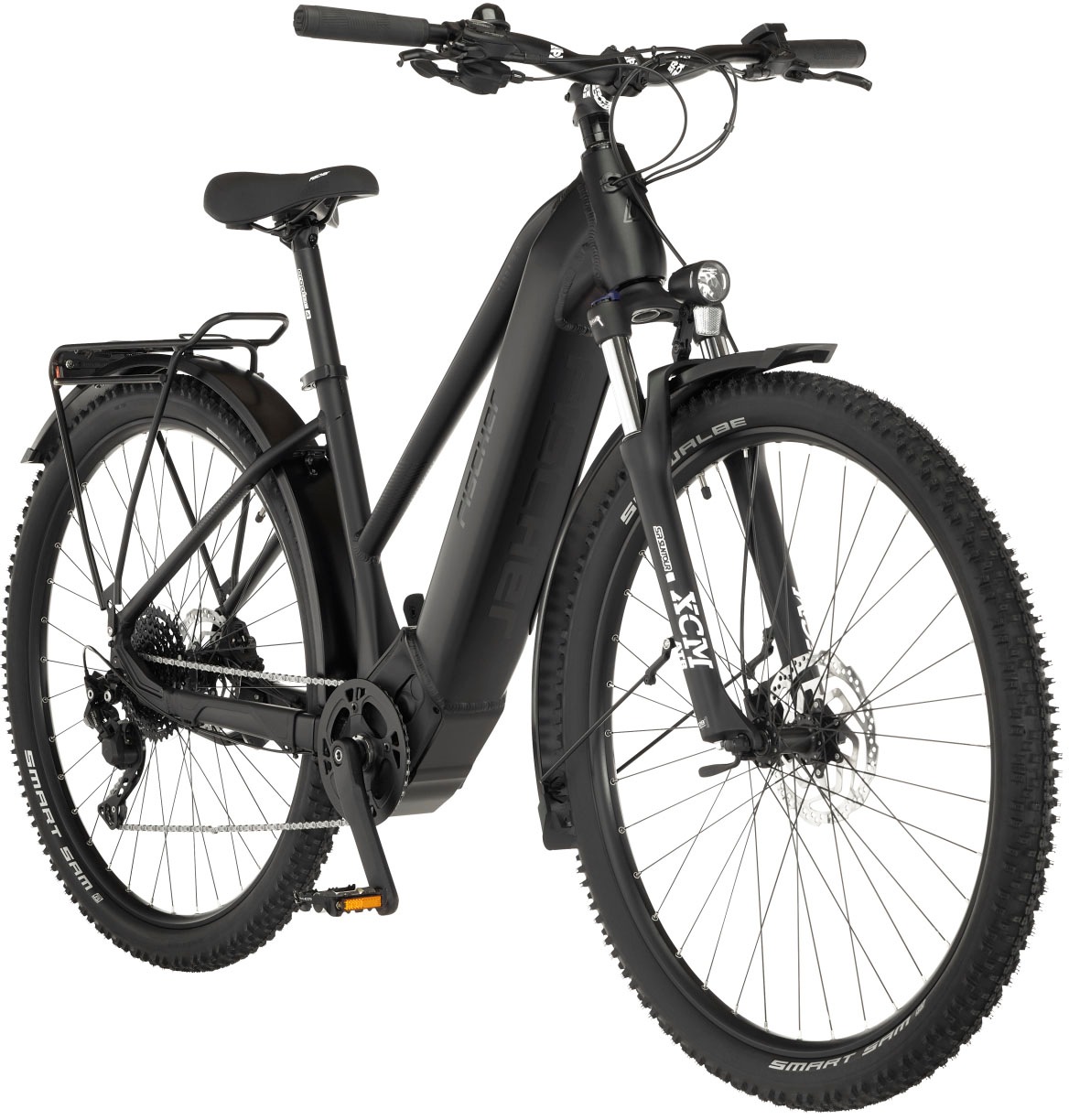 FISCHER Fahrrad E-Bike »TERRA 8.0i 45«, 10 Gang, Shimano, Deore, Mittelmotor 250 W, (mit Fahrradschloss), Pedelec, Elektrofahrrad für Damen u. Herren, ATP