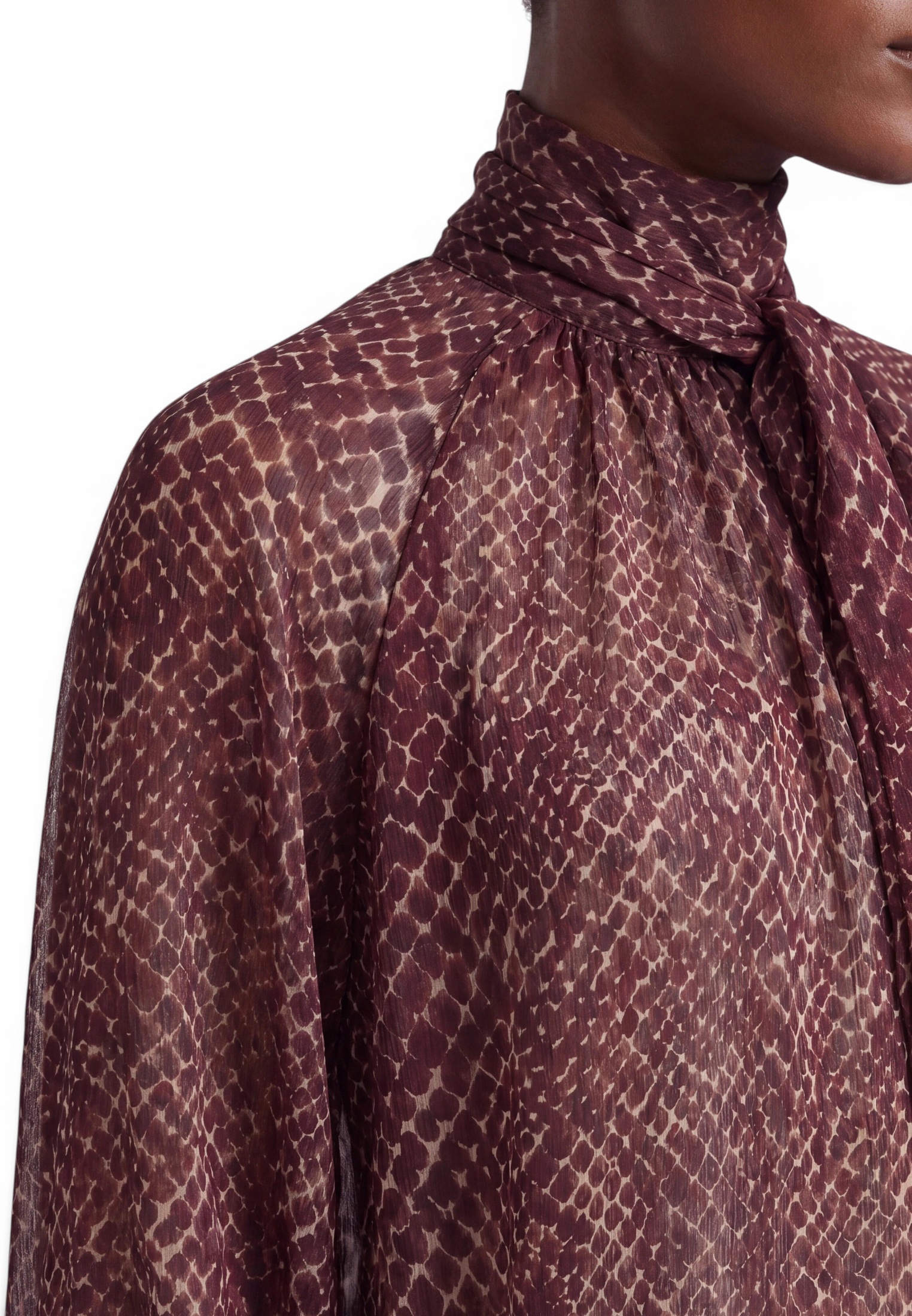 Zero Schluppenbluse »Schluppenbluse mit Print.«