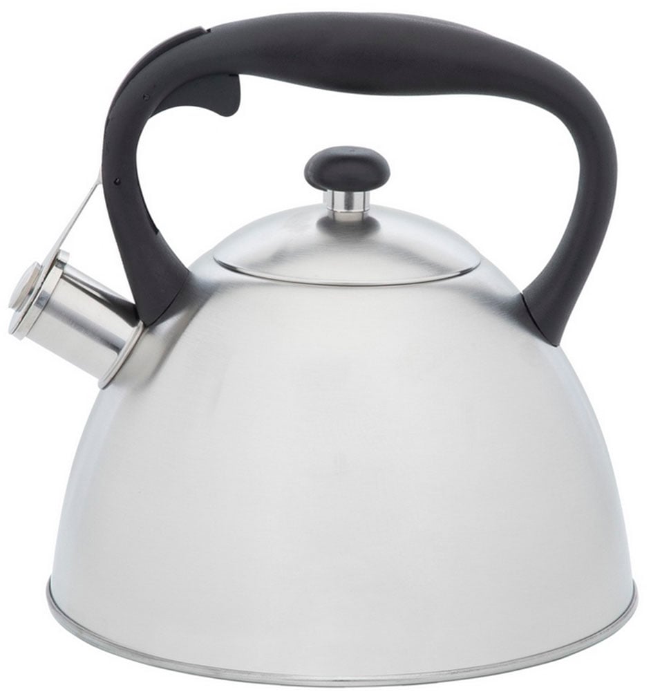 RESTO Kitchenware Wasserkessel »Gemini, Flötenkessel 3 l mit wärmespeicherndem Boden im Geschenkkarton« 1 Stk. tlg. Edelstahl