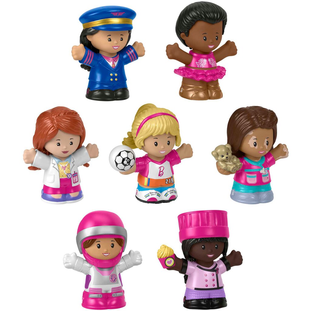 Fisher-Price® Lernspielzeug »Little People Barbie Traumberuf-Freundinnen Set«, (Set)