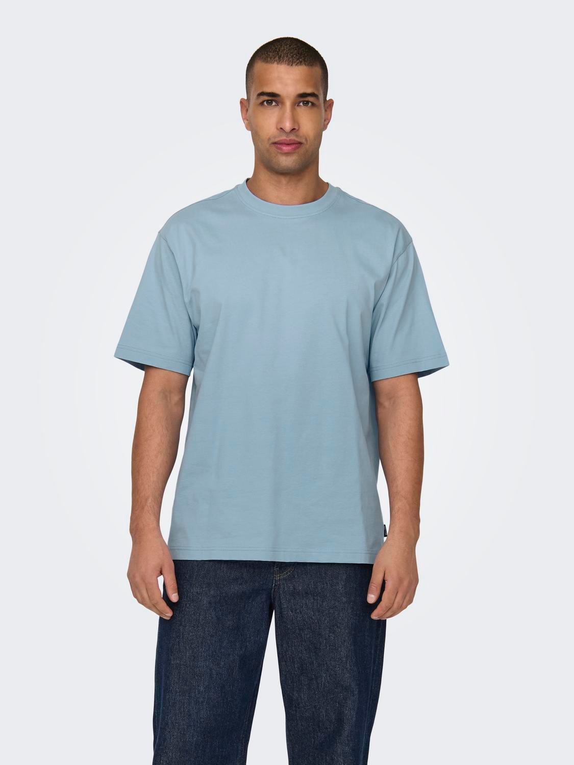 ONLY & SONS Rundhalsshirt »ONSFRED RLX SS TEE«