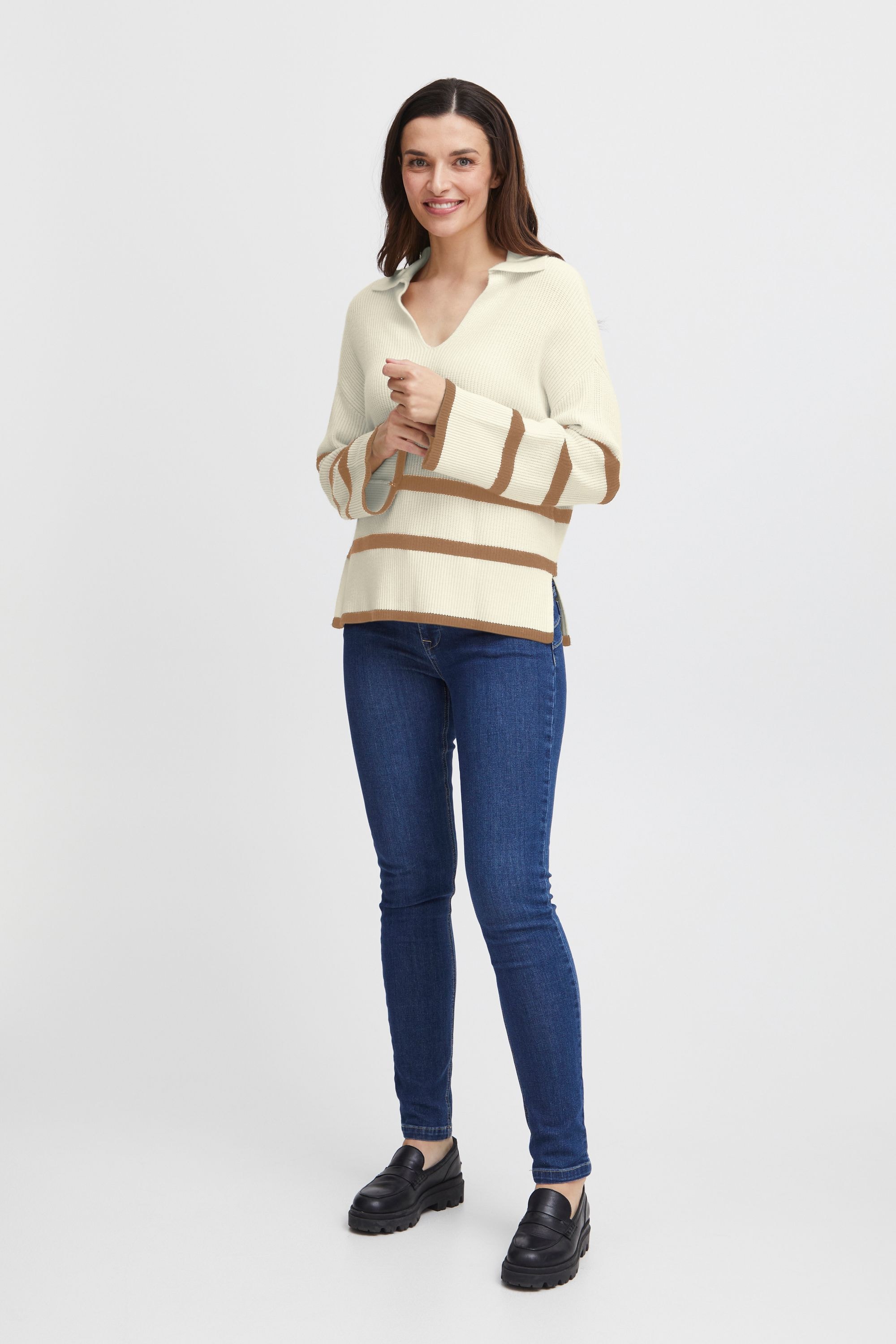 fransa Strickfleece-Pullover »Strickpullover FRAlly«