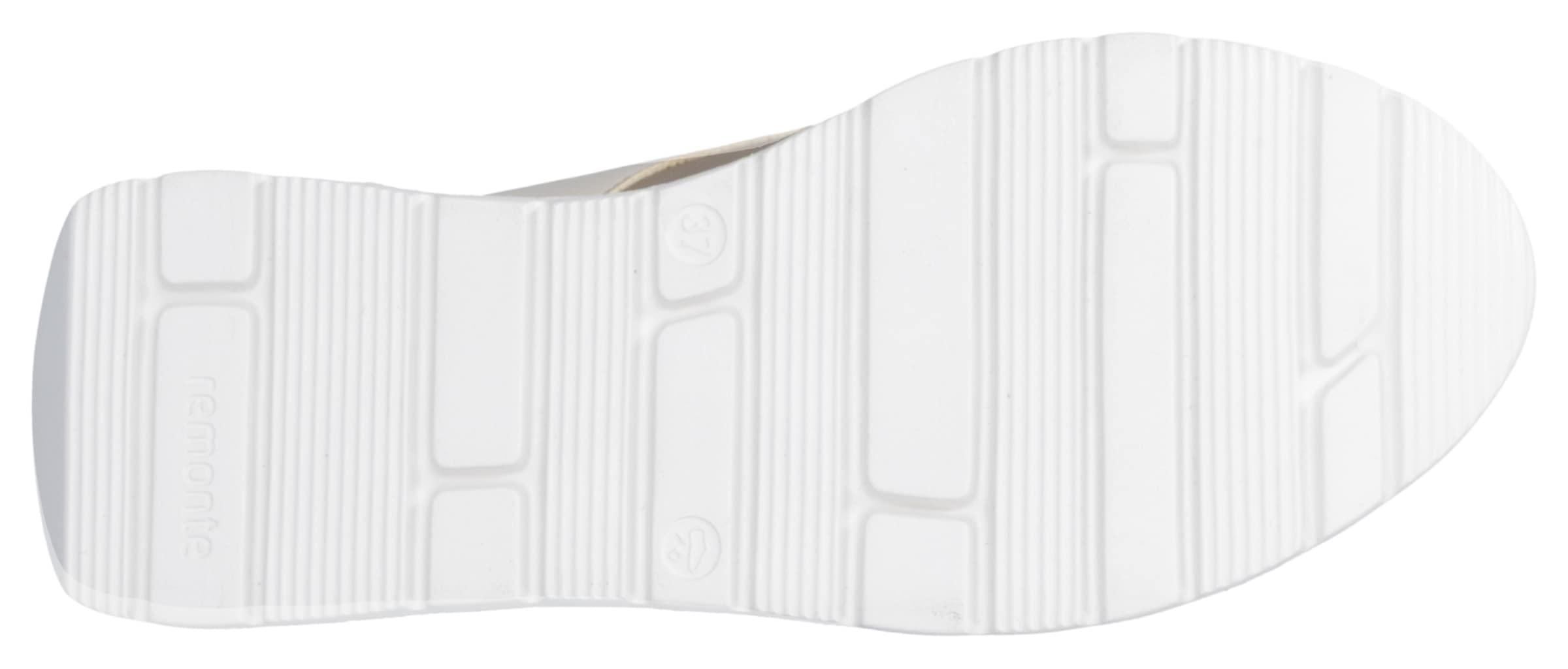 Remonte Keilsneaker  Schnürschuh, Halbschuh, Casual-Sneaker mit seitlichem Reißverschluss