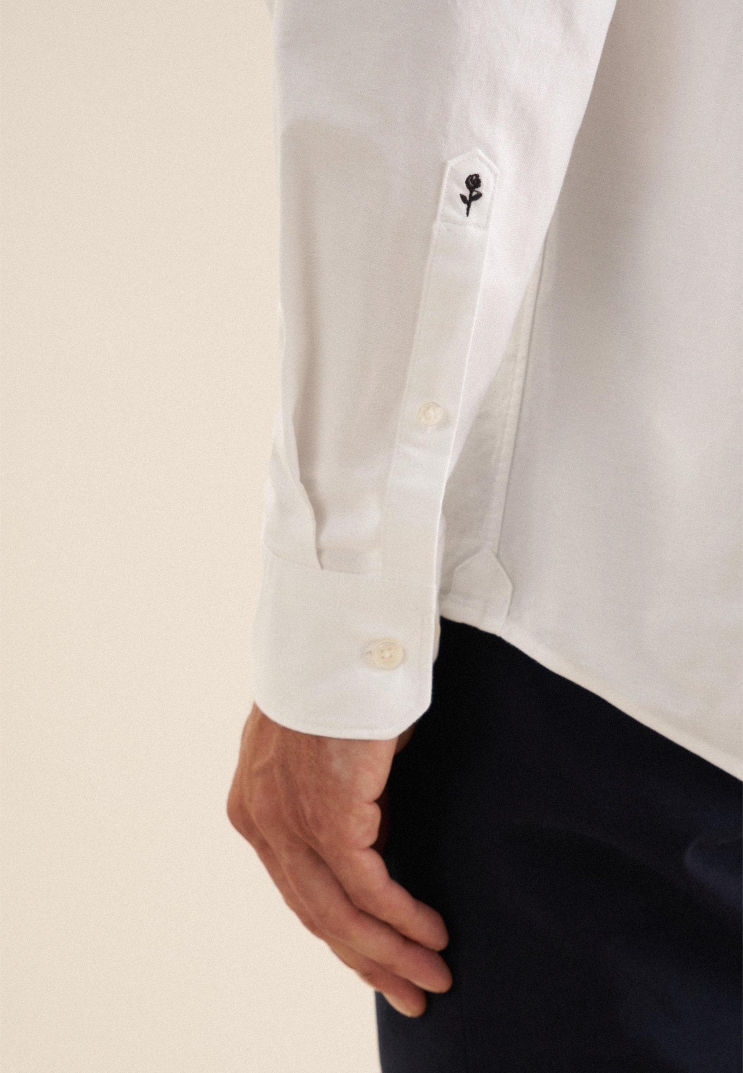 seidensticker Businesshemd, Regular 1/1 Button-Down-Kragen Uni