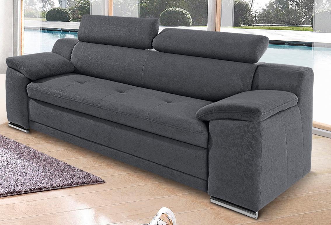 sit&more 3-Sitzer »Andiamo«, inklusive Kopfteilverstellung
