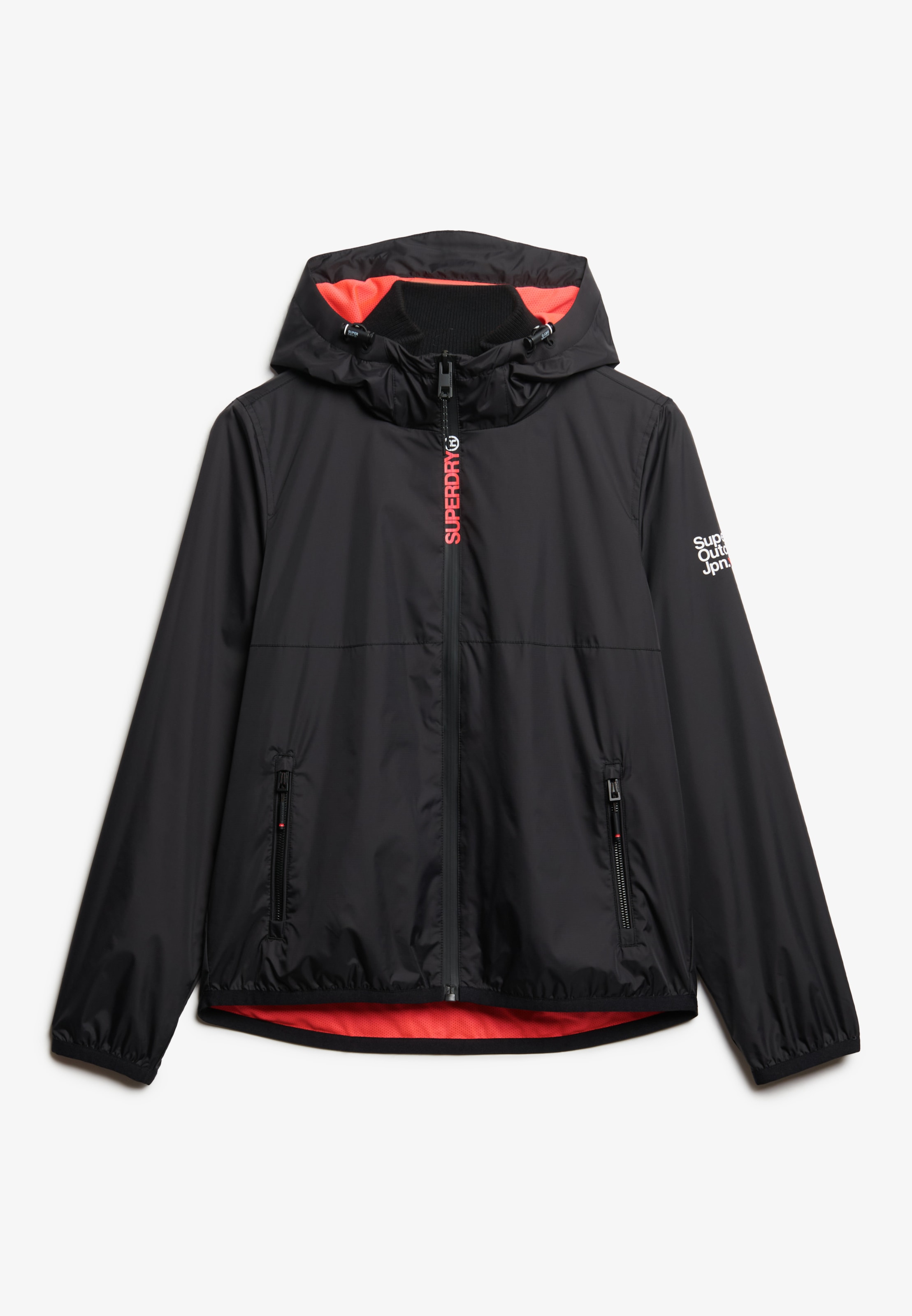 Superdry Outdoorjacke »HOODED LOGO WINDBREAKER JACKET«, mit Kapuze