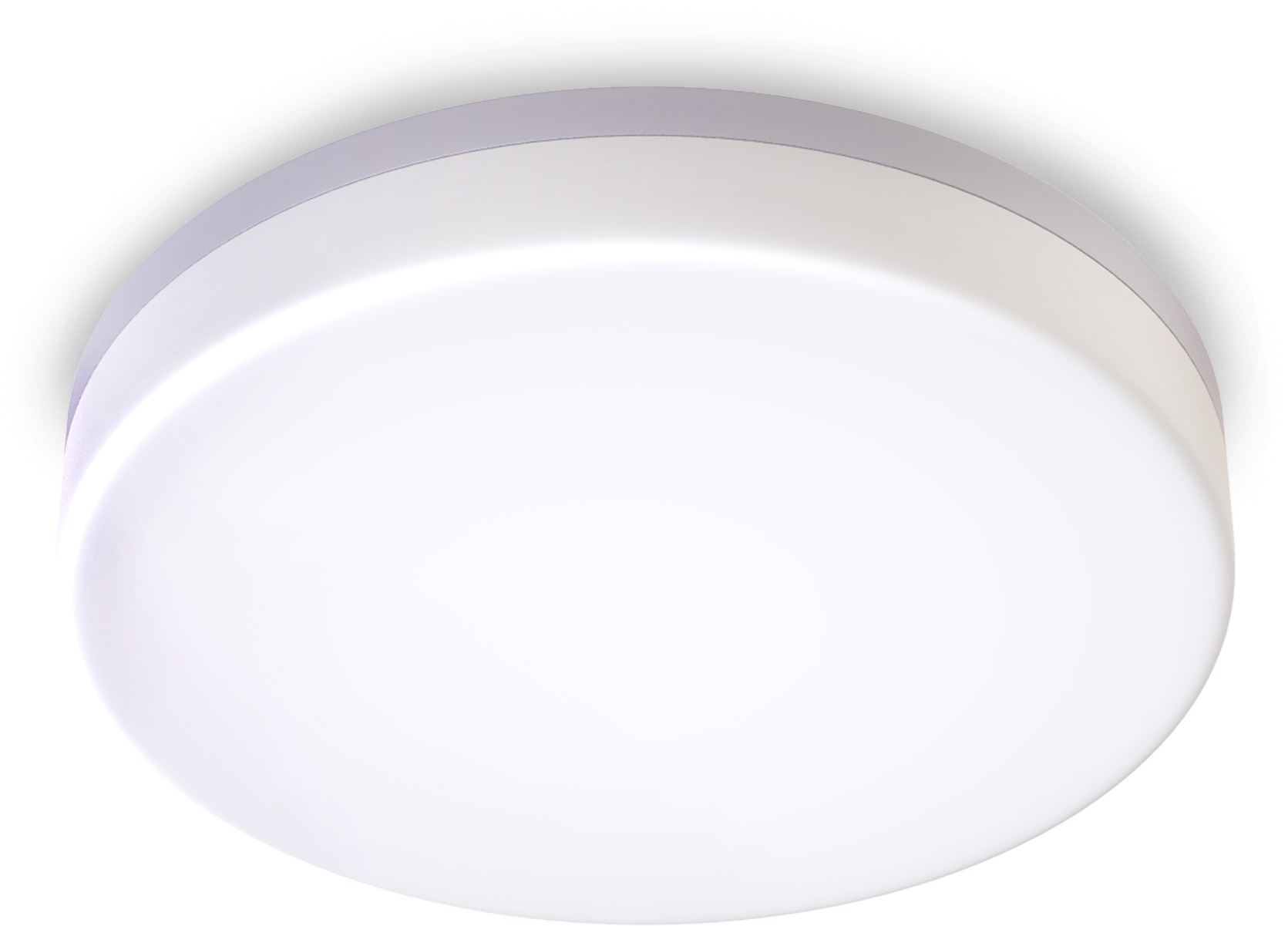 Deckenlampe, Deckenleuchte, flammig-flammig, bestellen 1500lm, 1 IP54, bei Badezimmer-Leuchte, OTTO Flur Küche, LED 13W online B.K.Licht