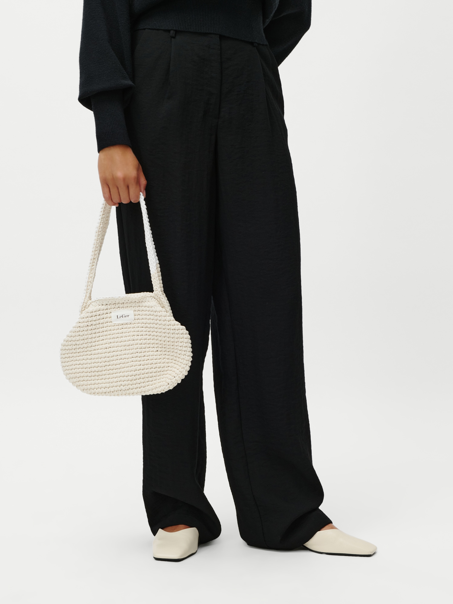 LeGer Handtasche »Perle Bag« in Häkeloptik