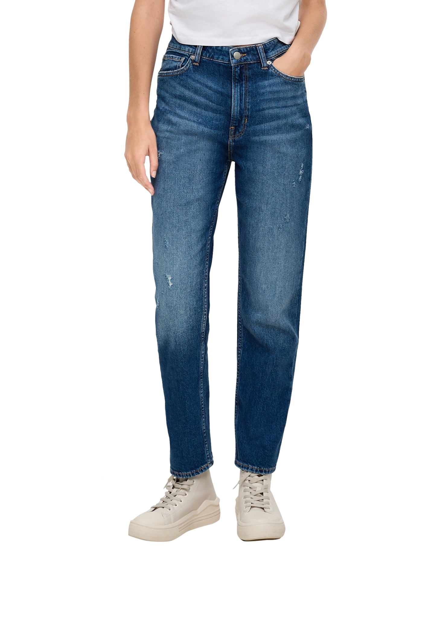 s.Oliver OTTO by Q/S geradem online bestellen 5-Pocket-Jeans, bei mit Beinverlauf