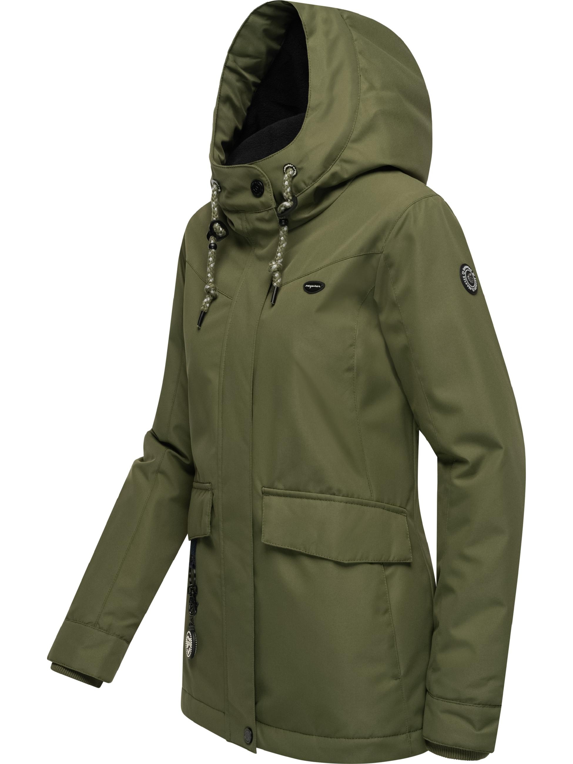Ragwear Wintermantel »Winterjacke Jazmin Remake II Intl.«, wasserdichte Outdoorjacke aus recyceltem Material