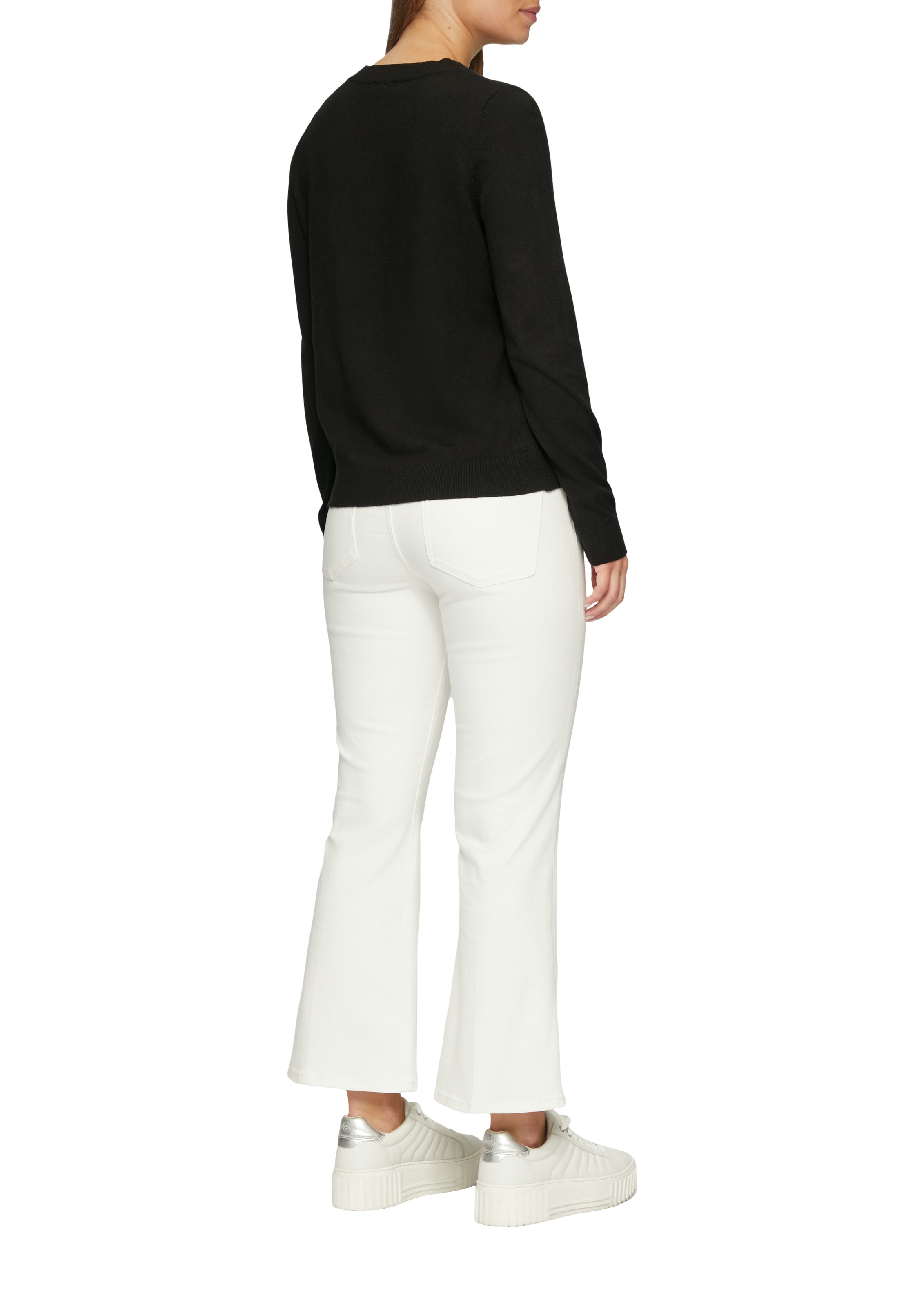 s.Oliver Strickpullover mit Stehkragen