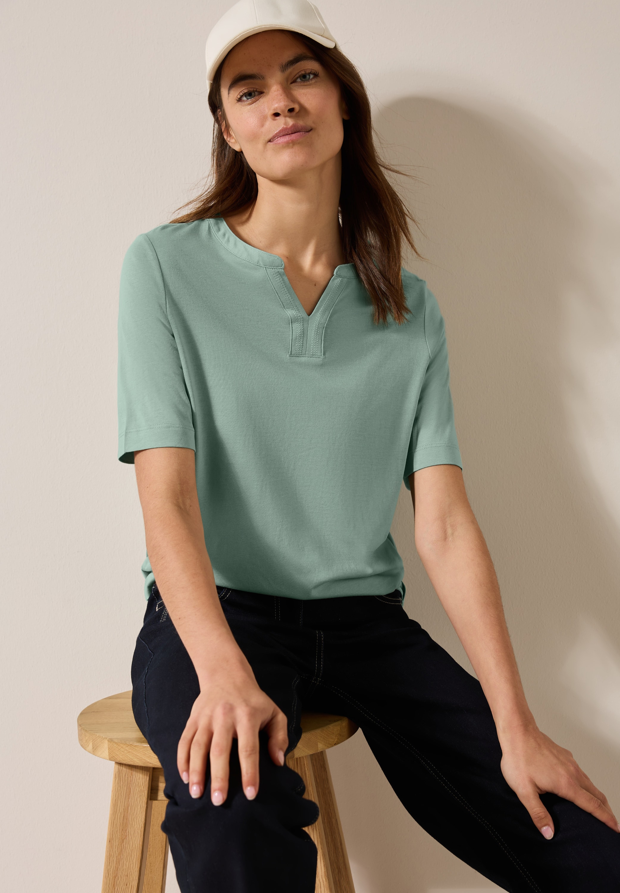 Cecil T-Shirt, im Tunik-Look