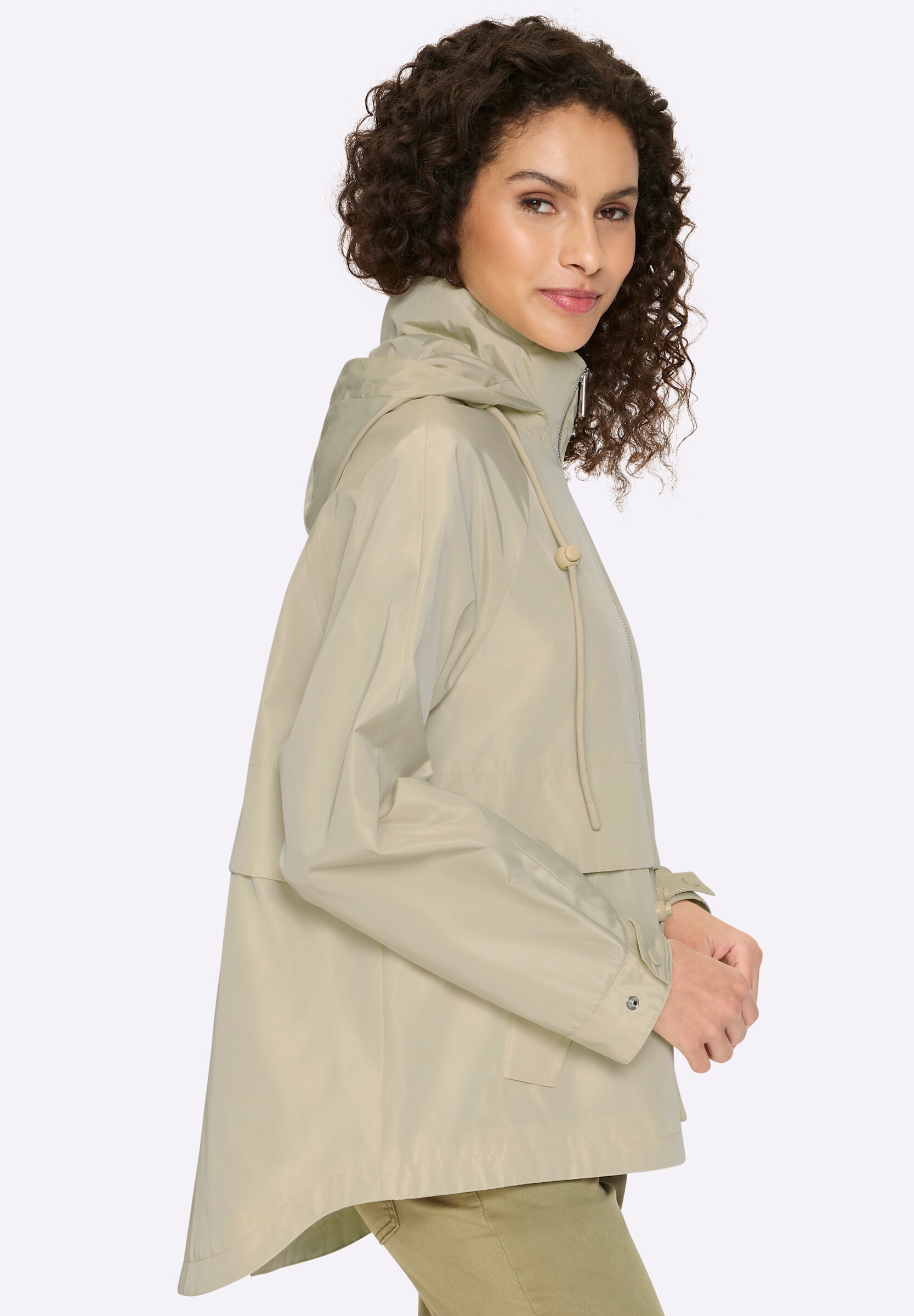 heine Funktionsjacke »Outdoorjacke Jacke mit Beschichtung« Abnehmbare Kapuze