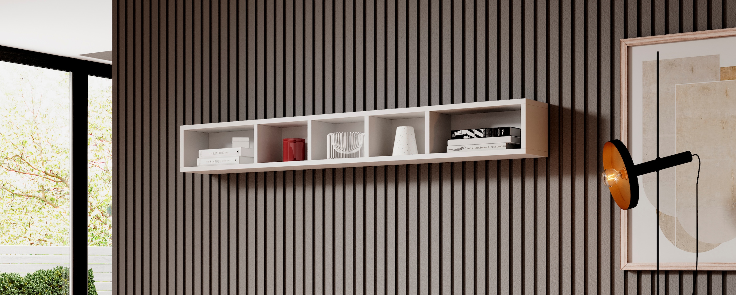 INOSIGN Wohnwand »Toledo,Set,4-St, stilvolle Mediawand ohne Beleuchtung« Set, 4 Stk. tlg.