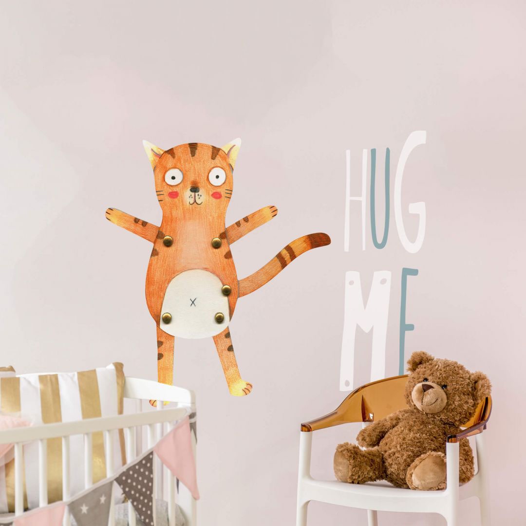 Wall-Art Wandtattoo »Teddy me«, St.) Hug im Tiger OTTO Online Shop Katze (1