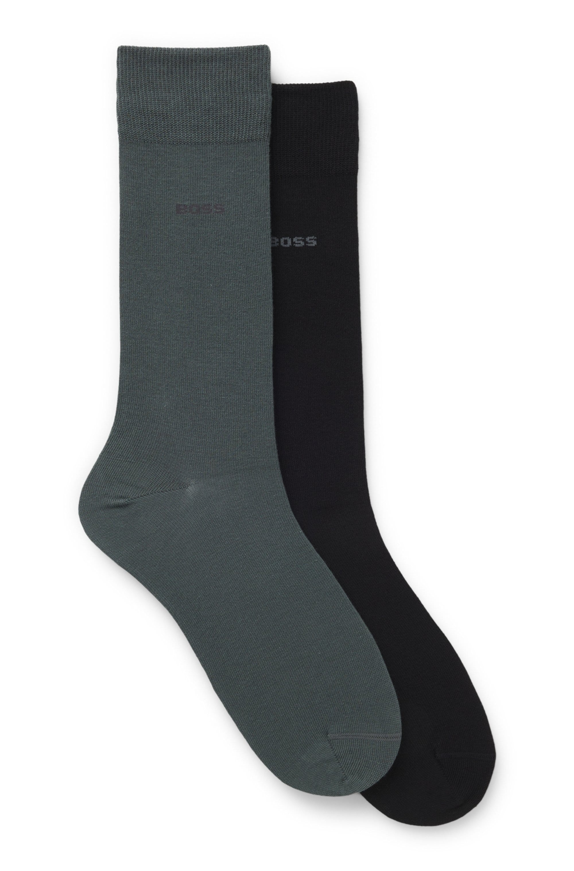 BOSS Businesssocken »2P RS Uni CC« Packung, 2er, 2 Paar tlg. mit Markenlogo