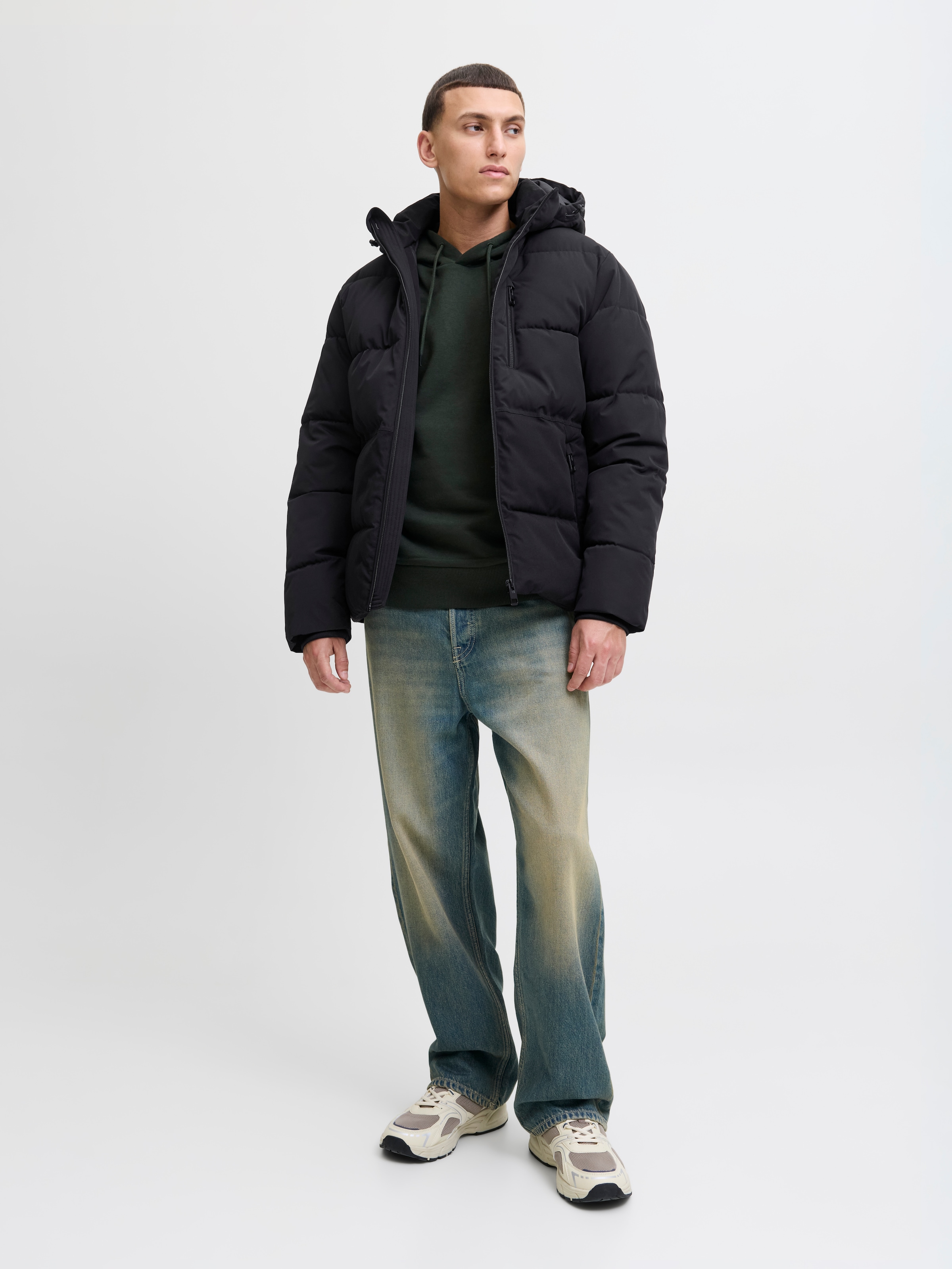 Jack & Jones Steppjacke »JJEOWEN PUFFER SN«, mit Kapuze
