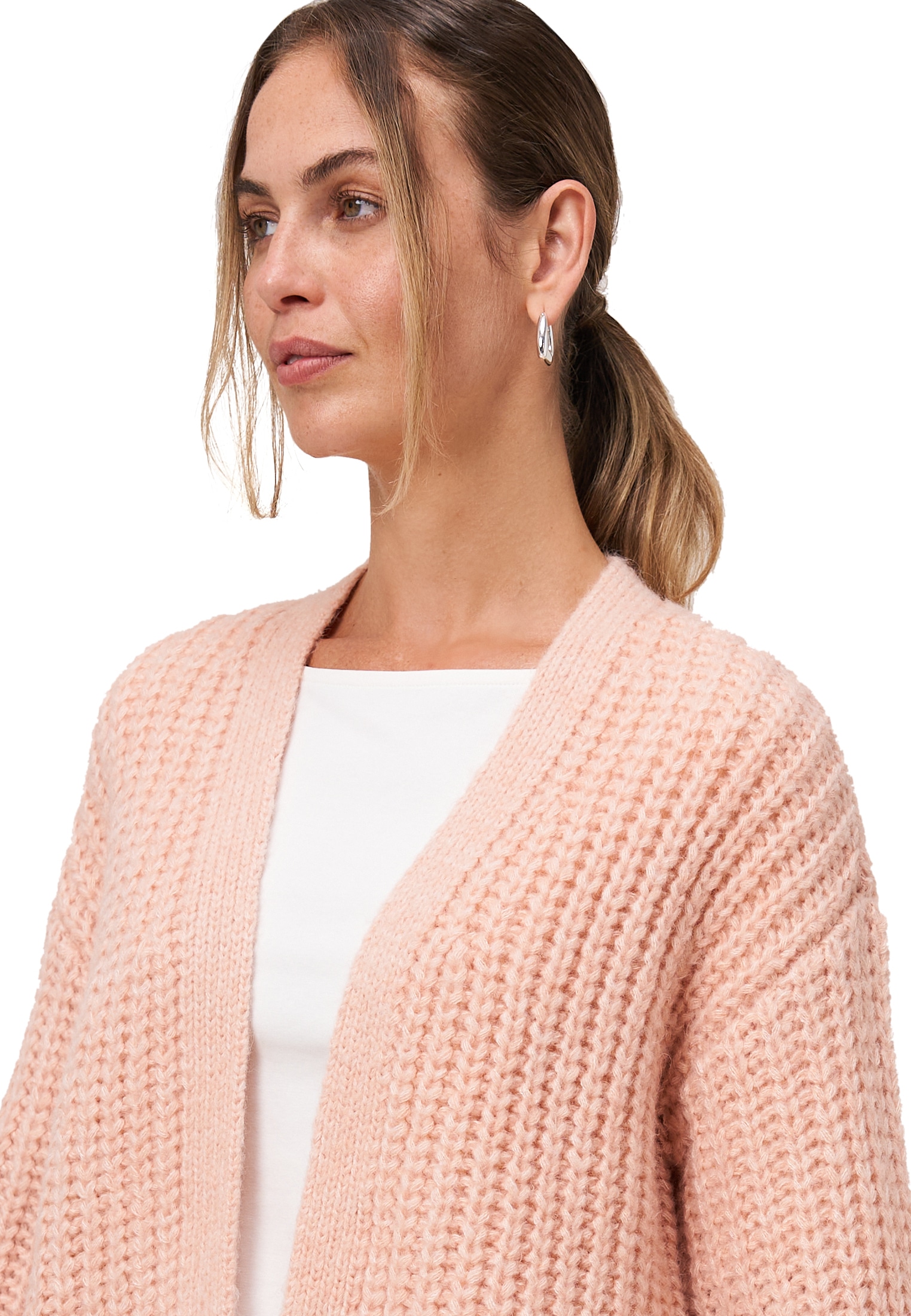 Zero Strickjacke »Grobstrickjacke offener Style«