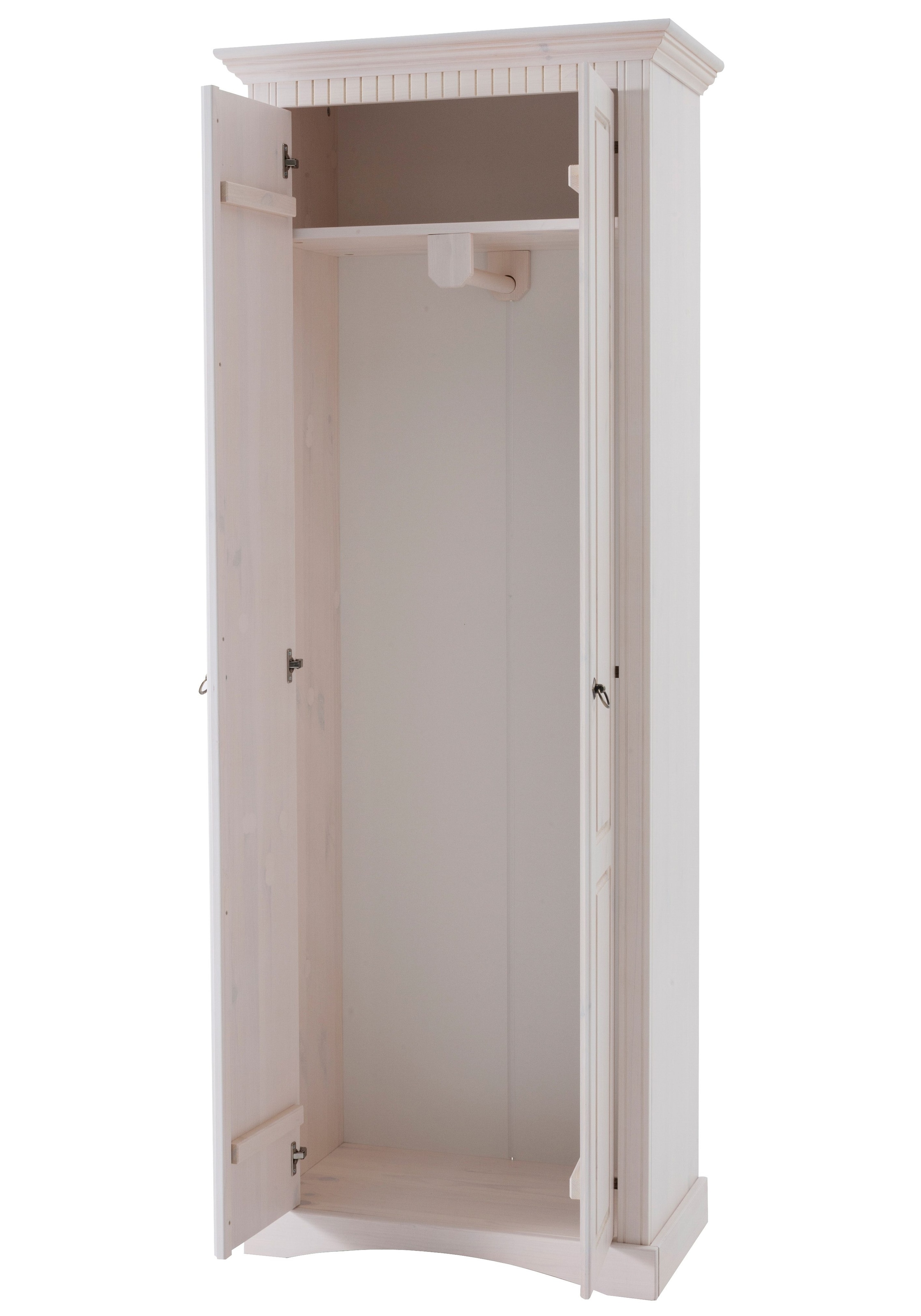 Home affaire Garderobenschrank »Rustic«, aus massiver Kiefer, Breite 71 cm,  mit Kassetenoptik bestellen bei OTTO