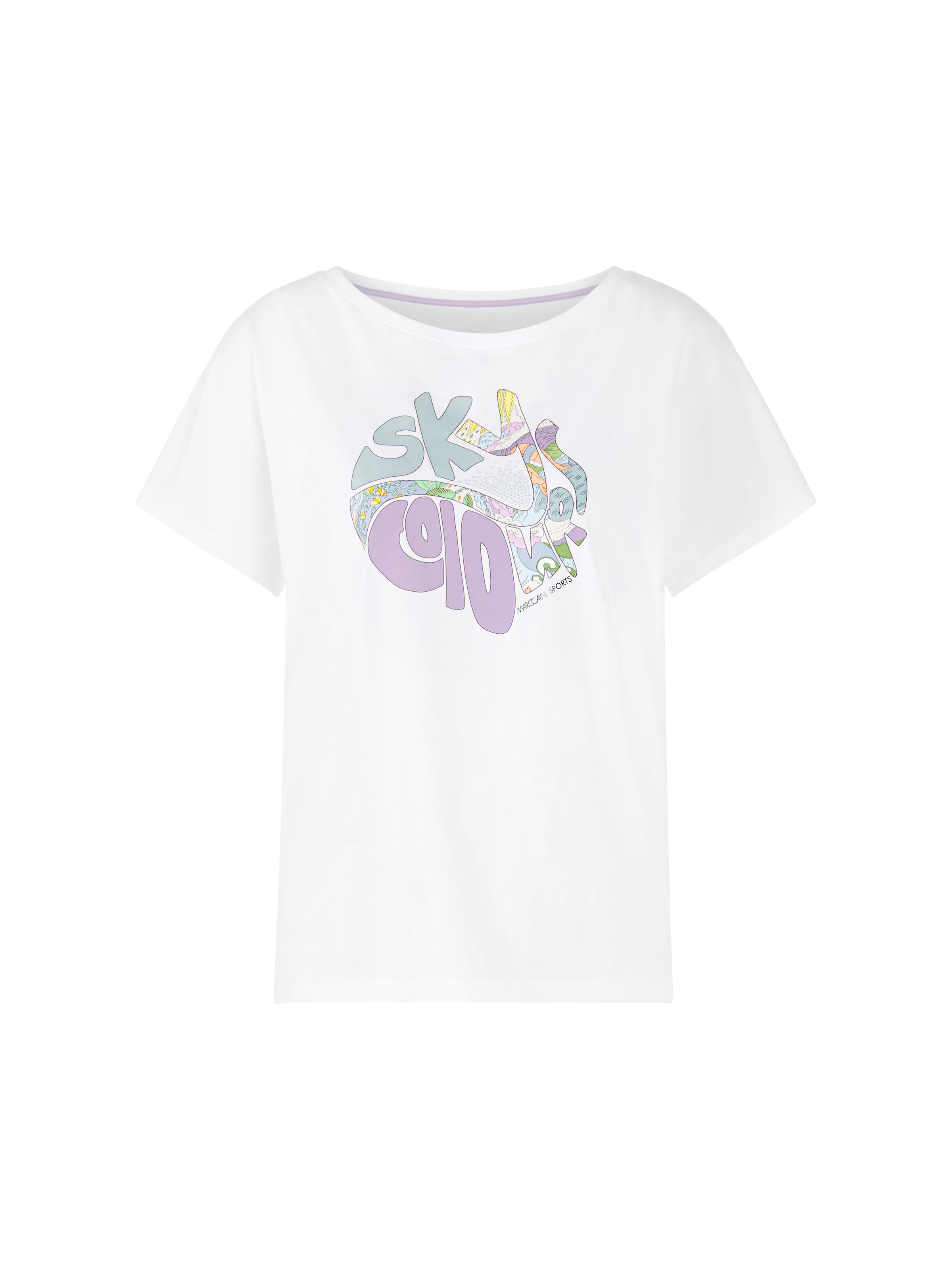 Marc Cain T-Shirt »"Sky Colours" Premium Damenmode«, "Rethink Together" T-Shirt mit Strass