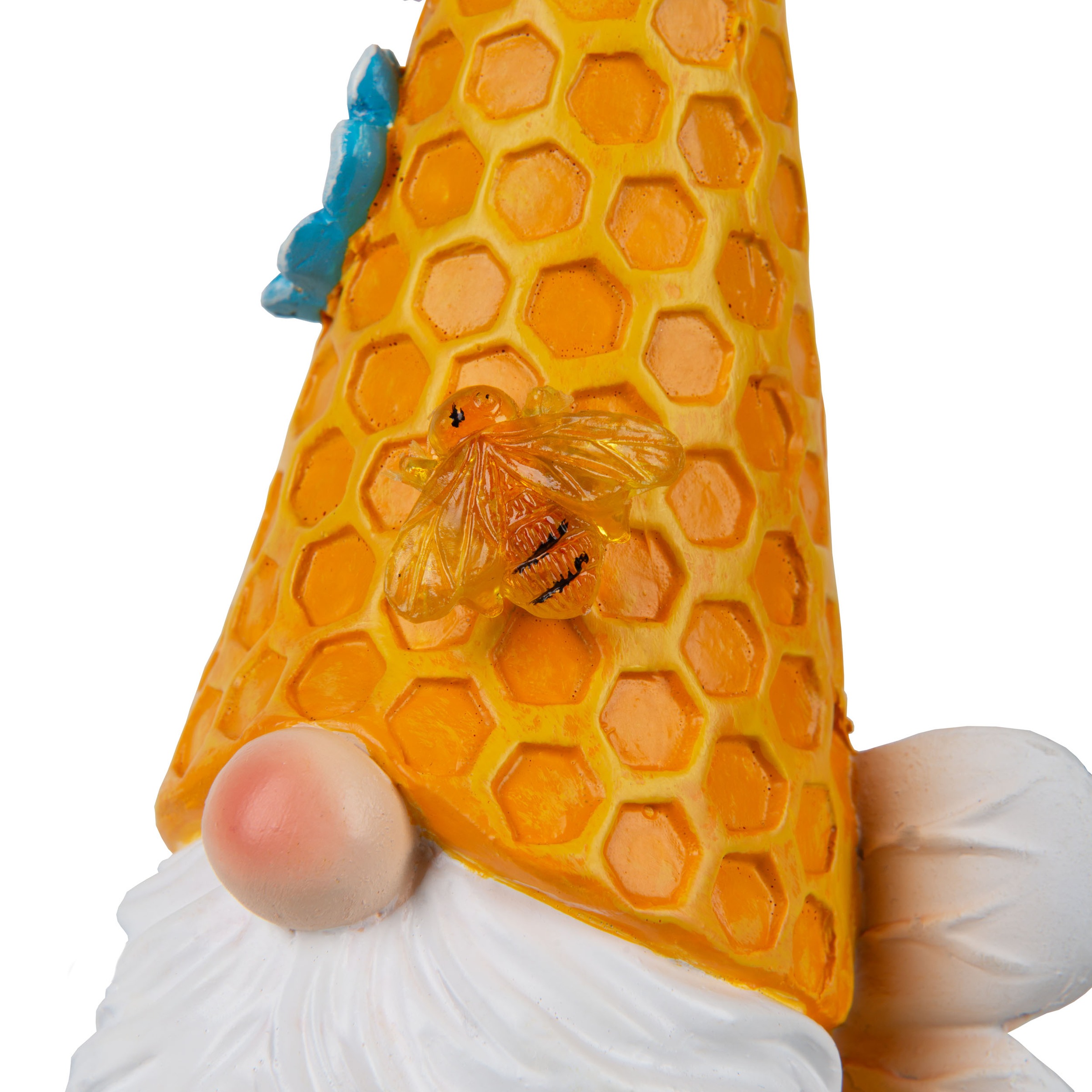 näve LED Solarleuchte »Abby« LED-Modul 2 Stk. Warmweiß 2er Set Wichtel, gelb/bunt, mit Bienchen und Blümchen, warmweiß