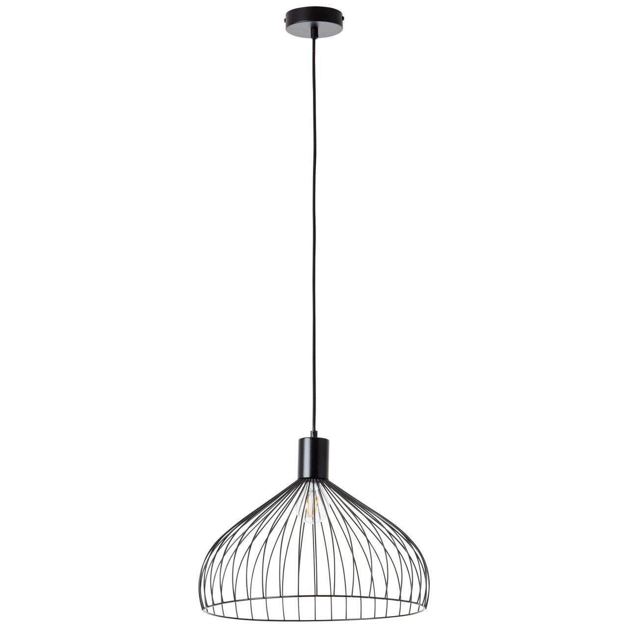 Brilliant Pendelleuchte »Blacky« E27 1 Stk. Hängelampe 40cm schwarz matt