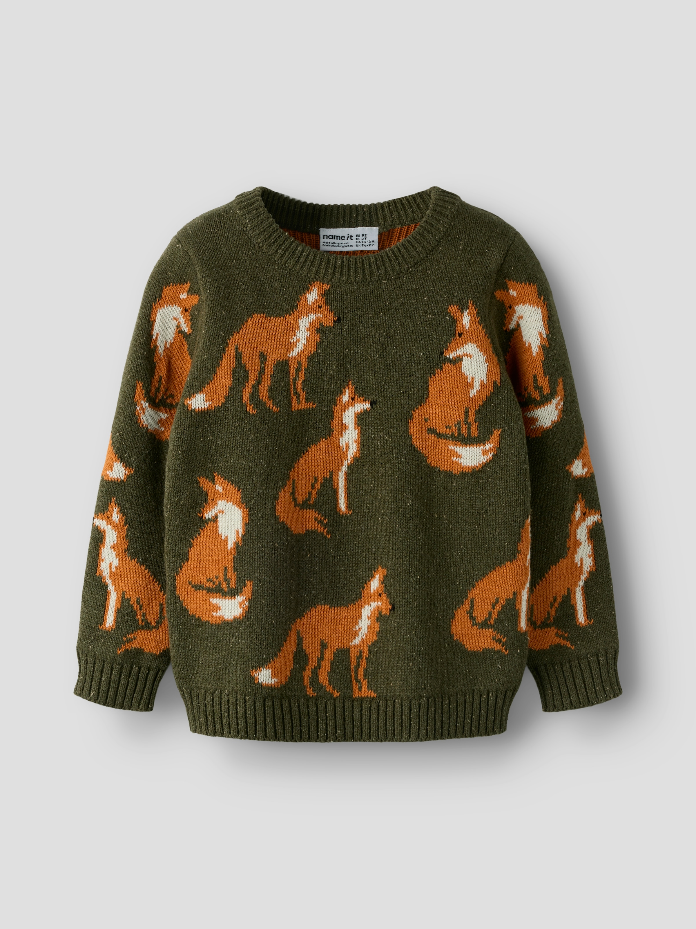 Name It Strickpullover »NMMOLA LS KNIT BOX« Baumwollmischung, regular fit