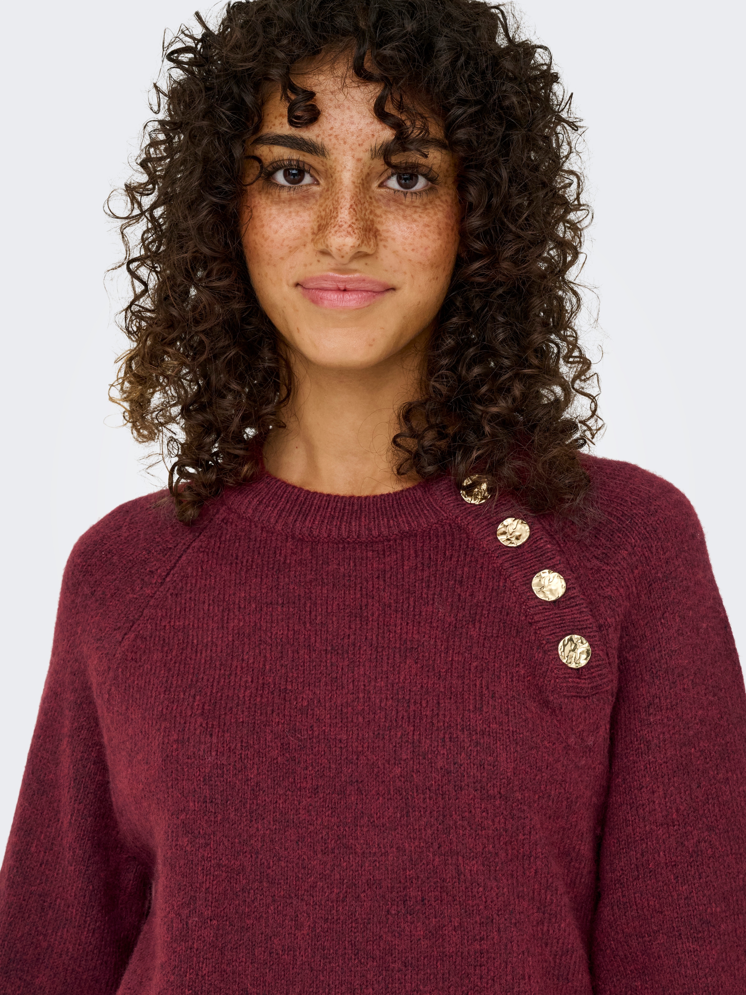 ONLY Midikleid »ONLEMMA LIFE LS BUTTON ONEC DRESS CC KNT« Sommerkleid