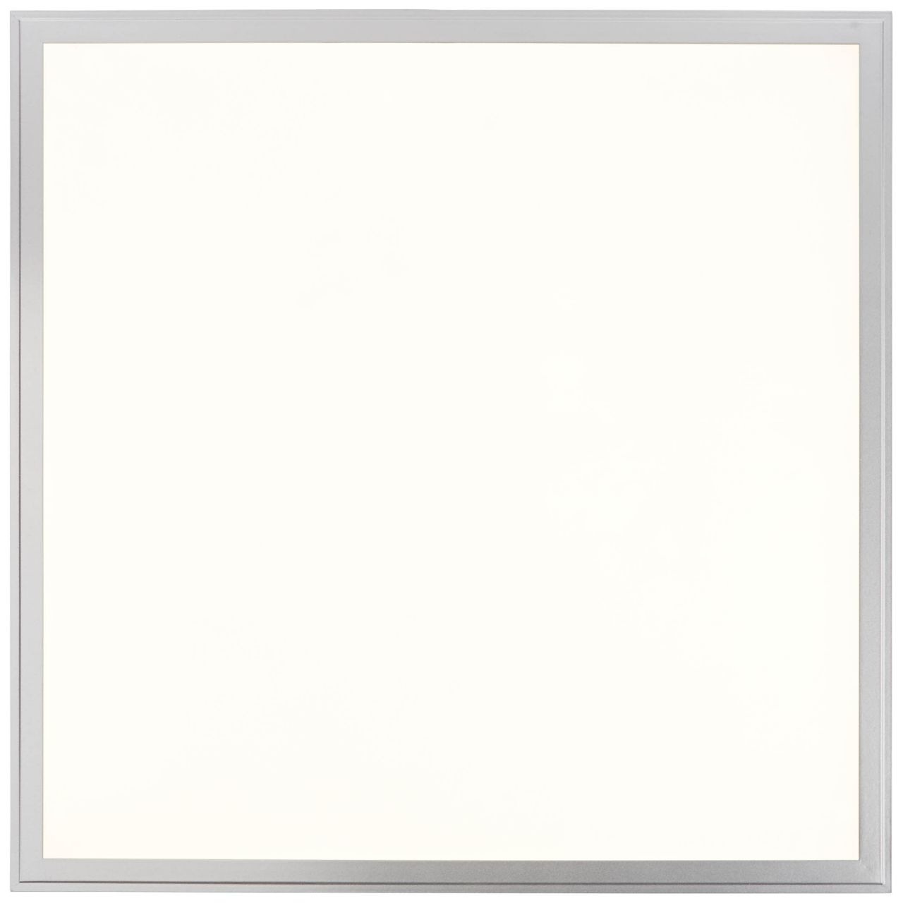 Brilliant LED Panel »Alissa«, 1 flammig, Leuchtmittel LED-Modul | LED fest integriert, LED Deckenaufbau-Paneel 60x60cm silber/weiß