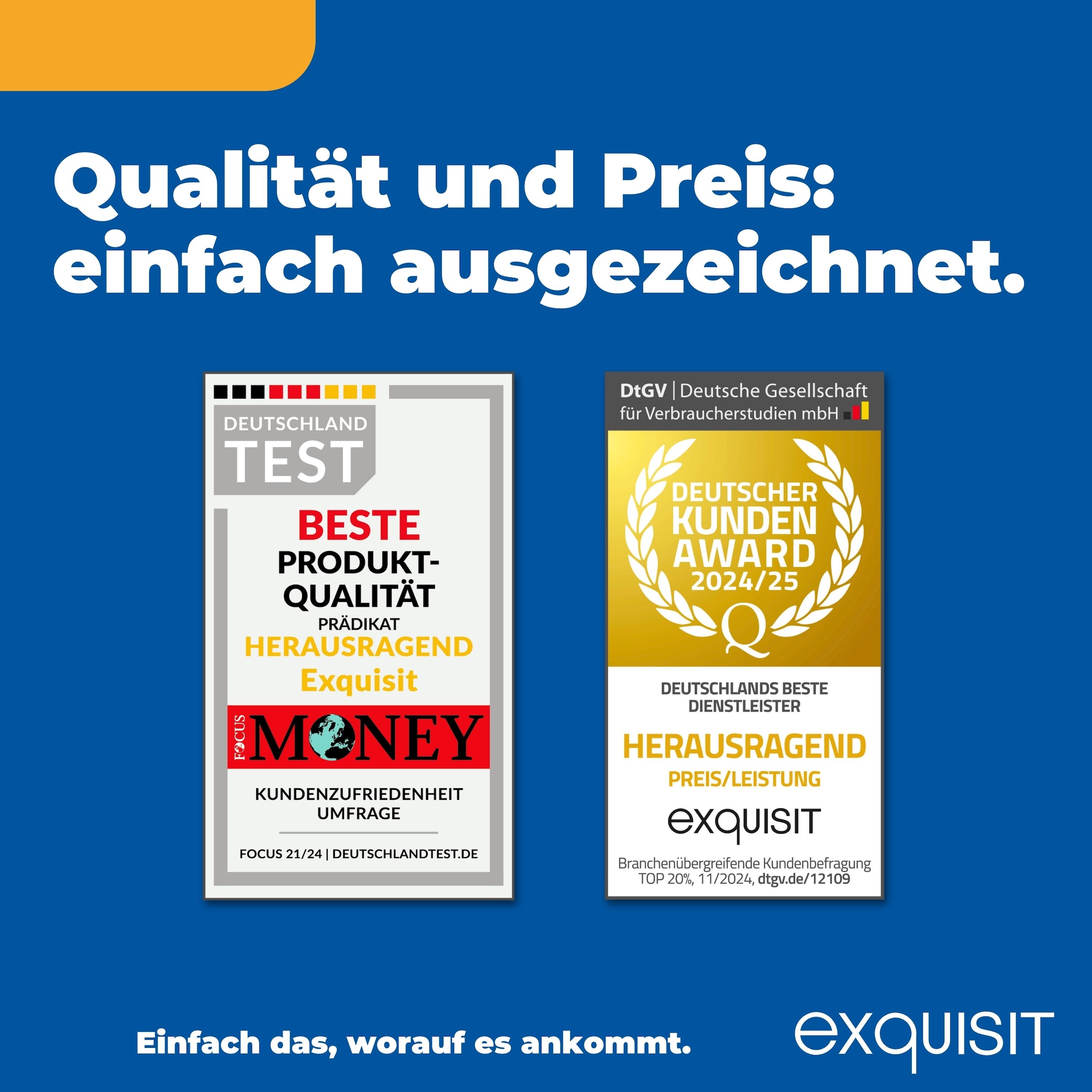 exquisit Kühl-/Gefrierkombination »KGC265-70-040D inoxlook-az«