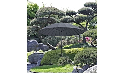 Garden Pleasure Sonnenschirm »Sonnenschirm mit 24 Streben, anthrazit«, (Packung), mit... kaufen