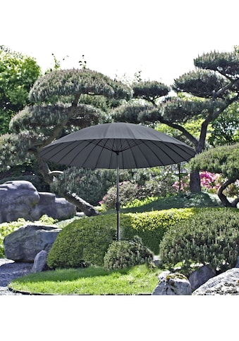 Garden Pleasure Sonnenschirm »Sonnenschirm mit 24 Streben, anthrazit«, (Packung), mit... kaufen